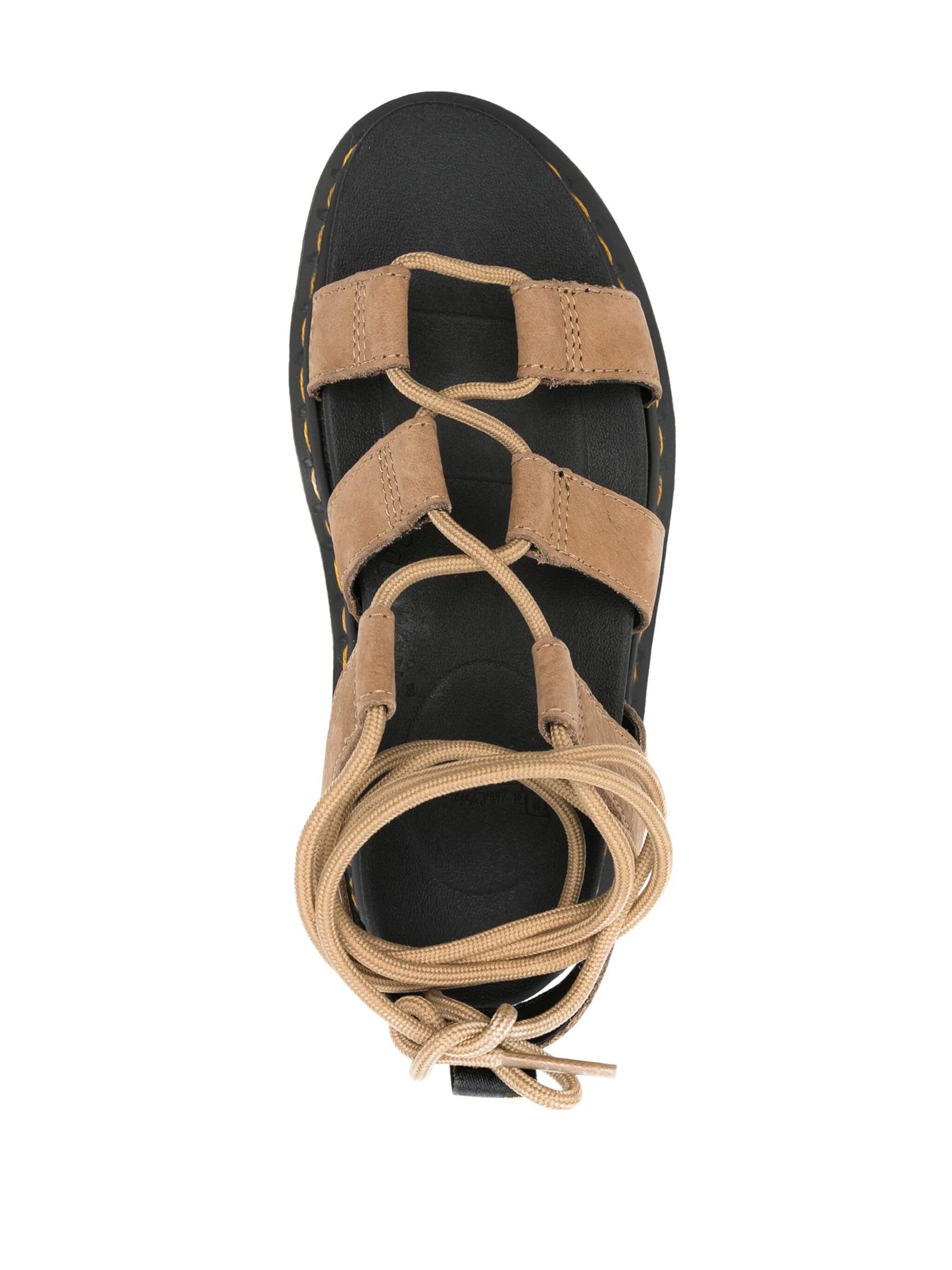 Shop Dr. Martens' Savannah Tan Tumbled Nubuck Nartilla Sandals In Brown