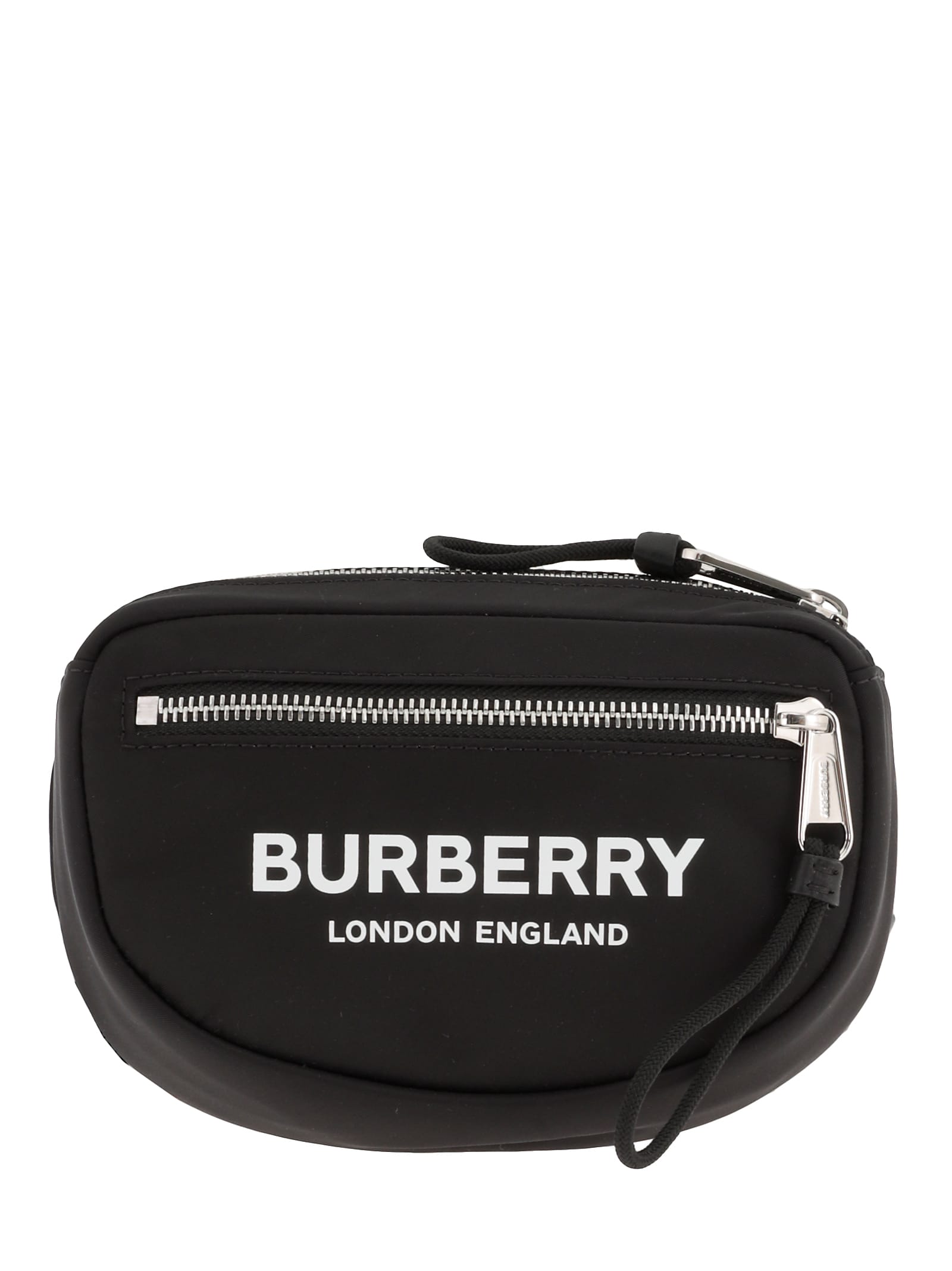 Burberry Cannon Pouch Bag In Black