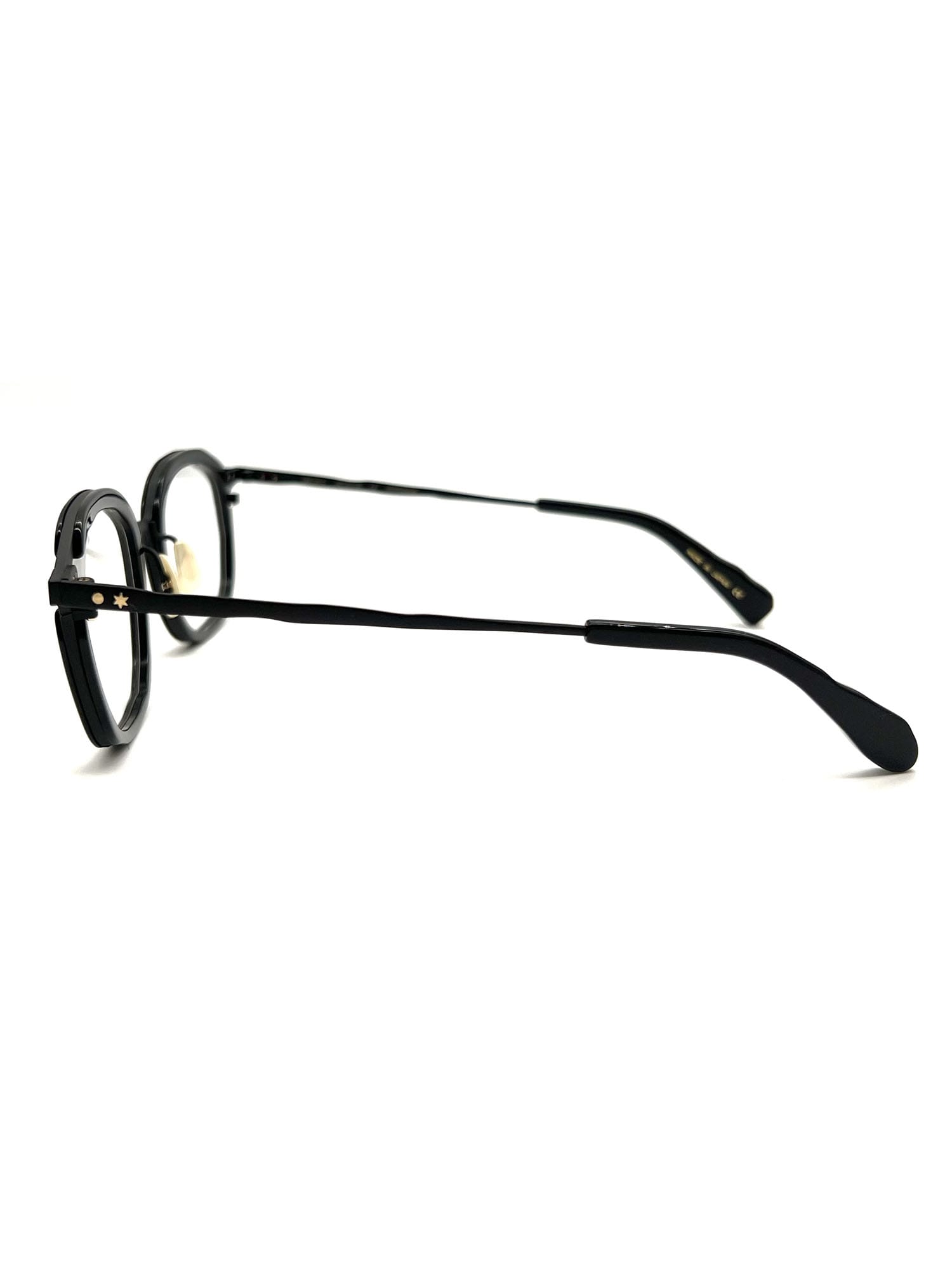 Masahiro Maruyama Mm/0011 No. 8 Eyewear In Black / Black