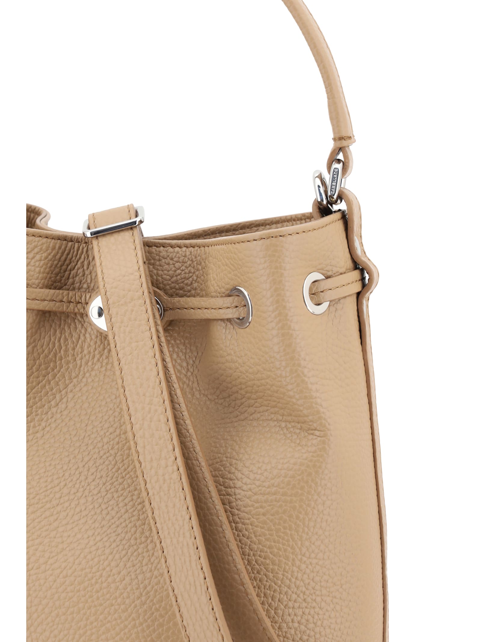 Zanellato Monda Twist-lock Bucket Bag In Brown Cantucci