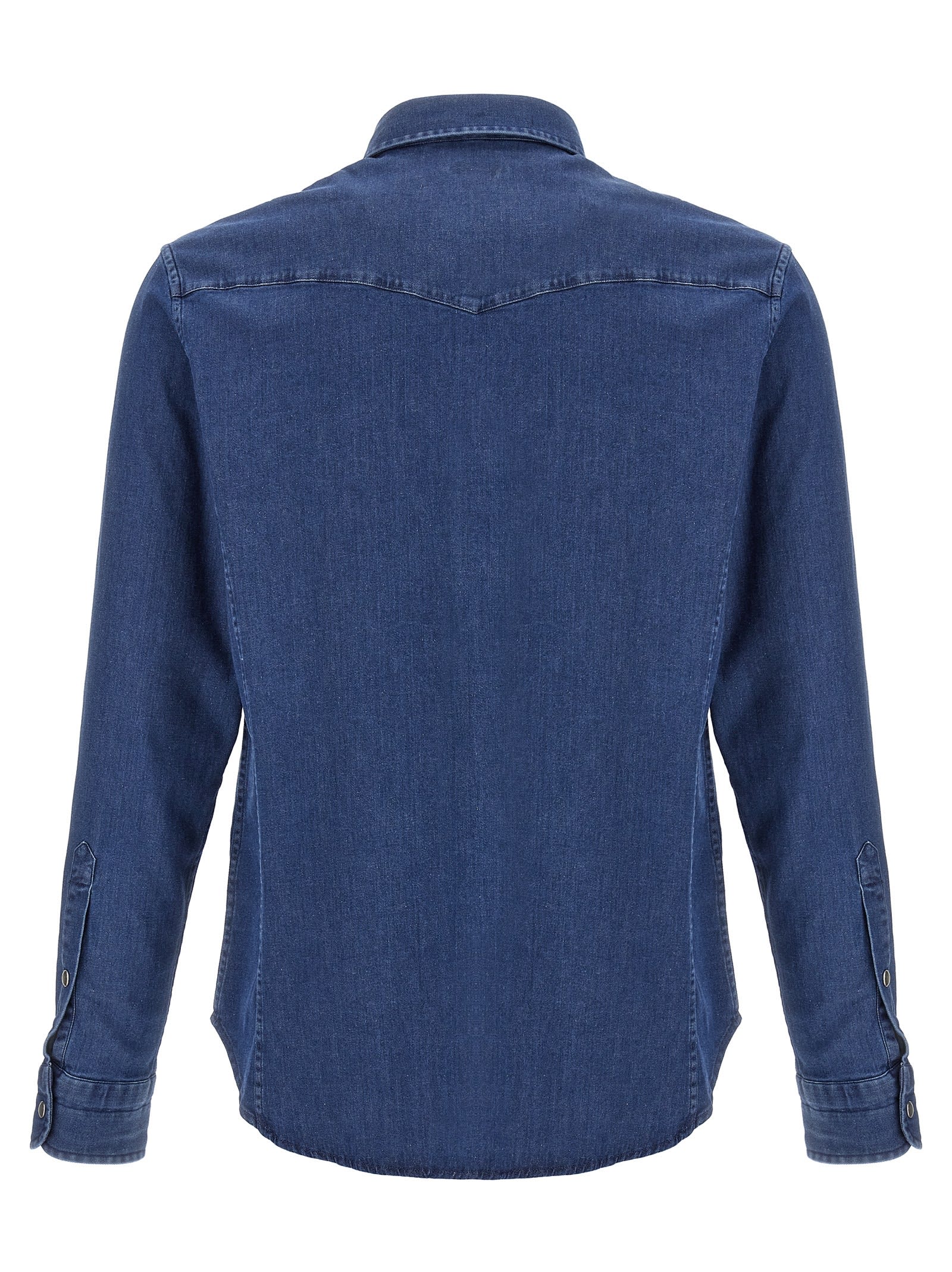 Shop Tom Ford Western Shirt In Blue