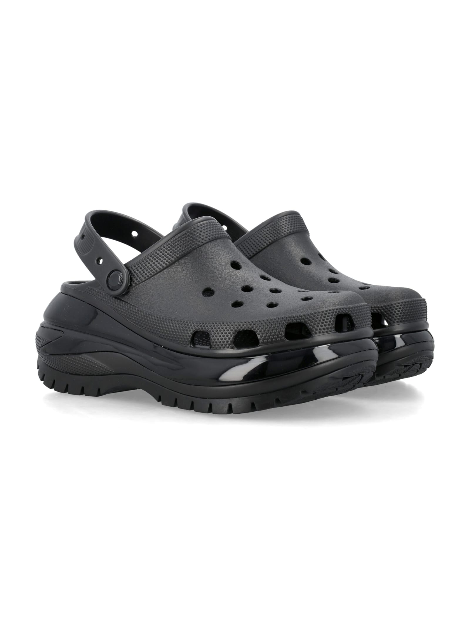 Shop Crocs Mega Crush Clog In Black