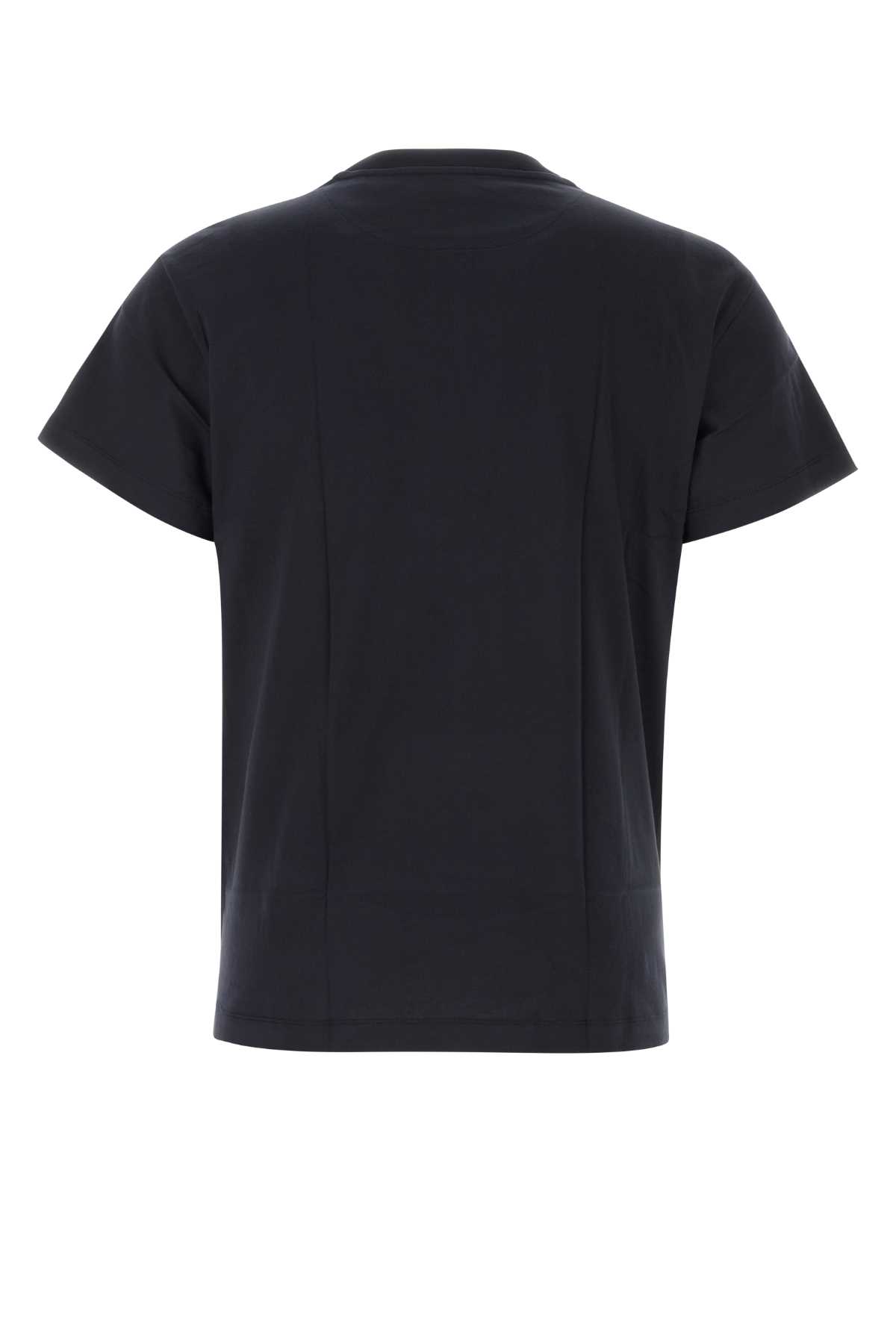 Shop Jil Sander Midnight Blue Cotton T-shirt Set In 402