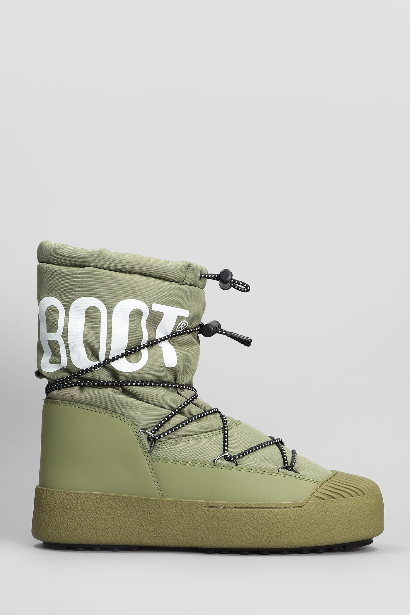 Shop Moon Boot Mb Mrack Polar Ankle Boots In Green Nylon