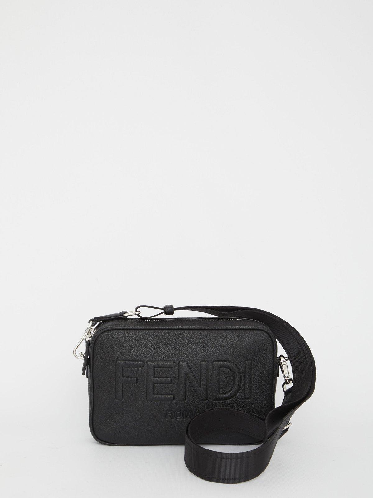 Fendi Logo Embossed Camera Bag