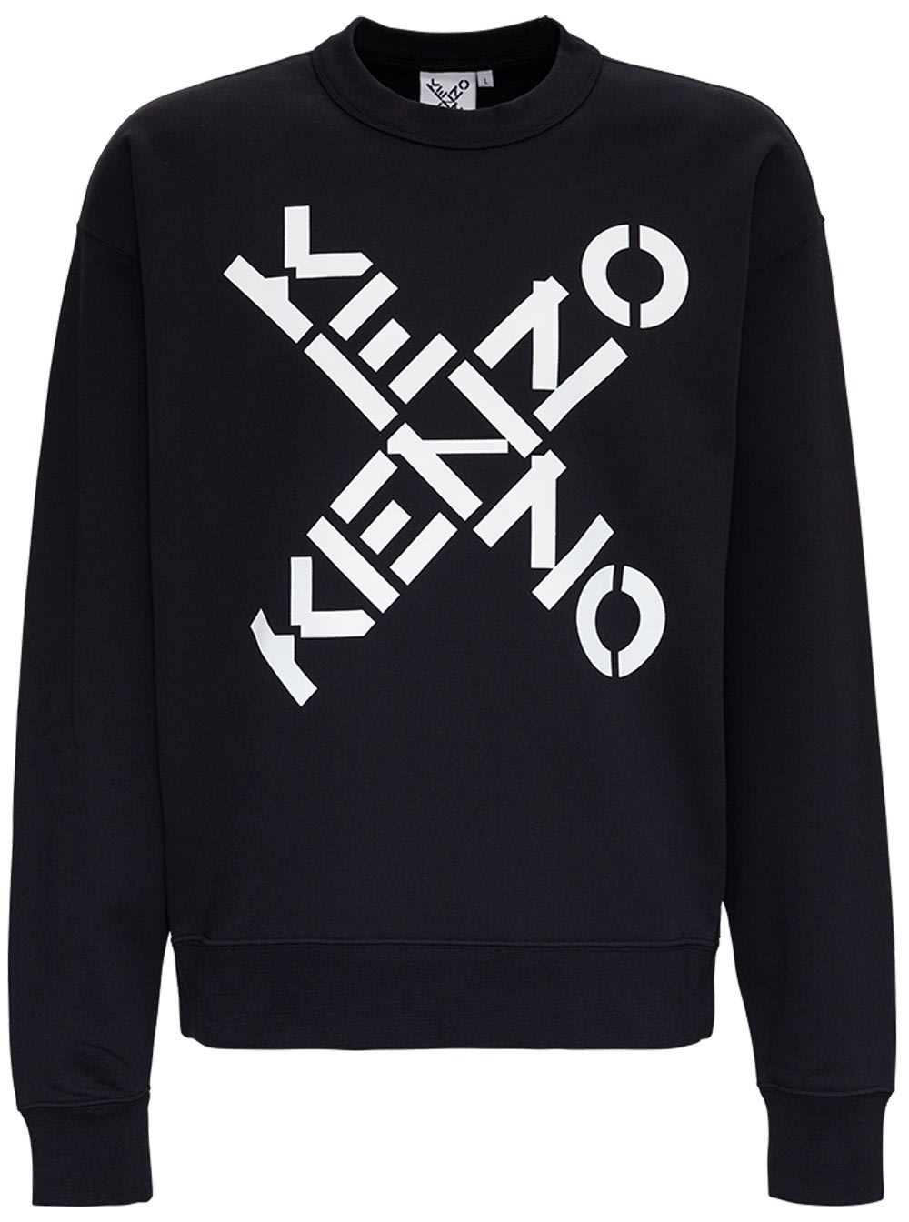 Kenzo Jersey Sweatshirt With Logo Print