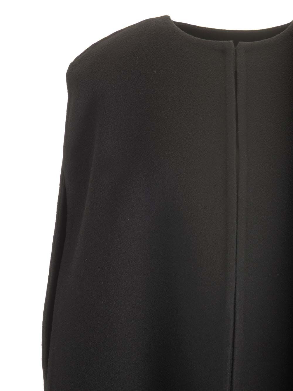 Shop Valentino Cachemire Cape In Black