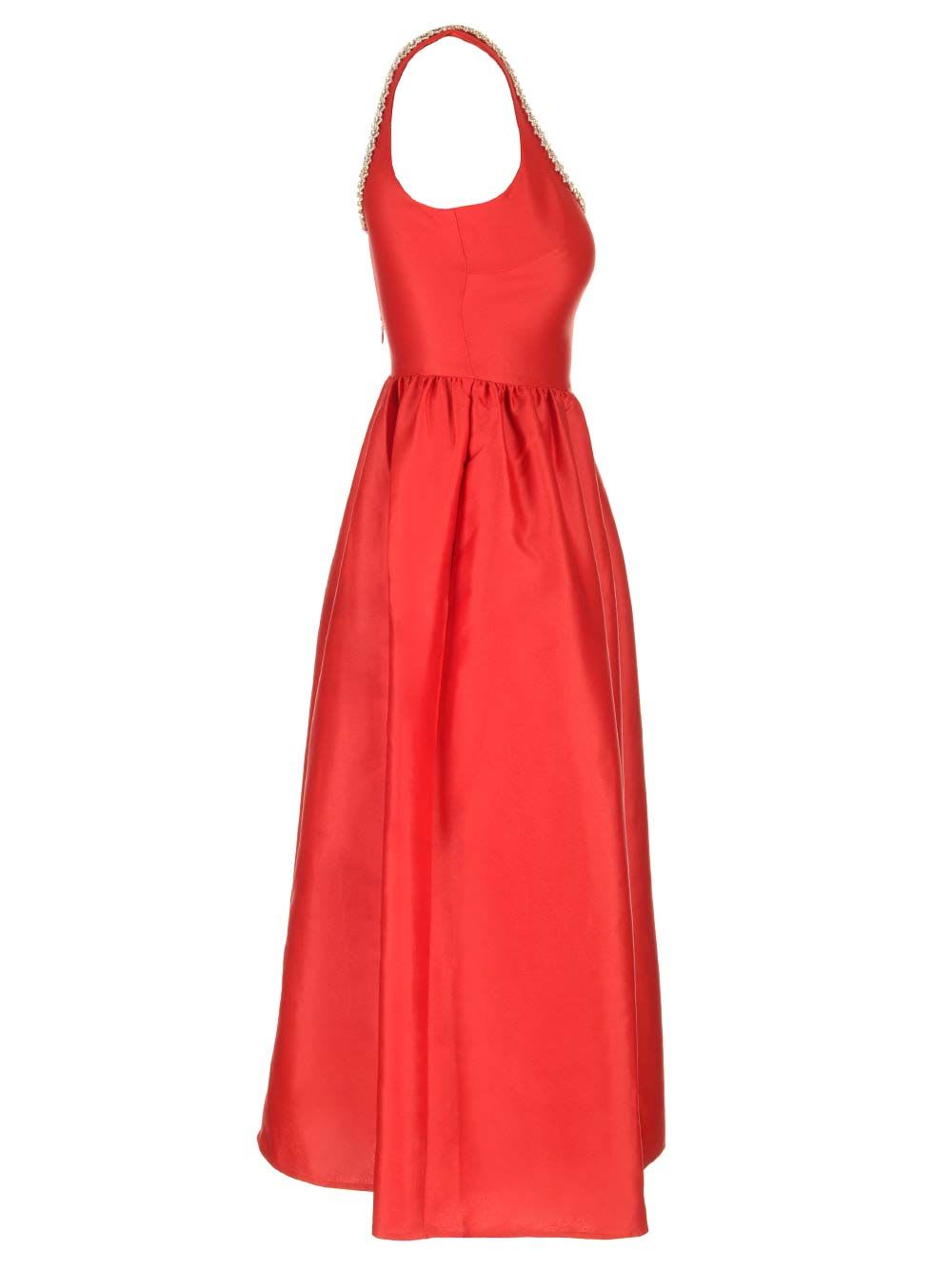 Shop Self-portrait Diamond Taffeta Midi Dress In Non Definito