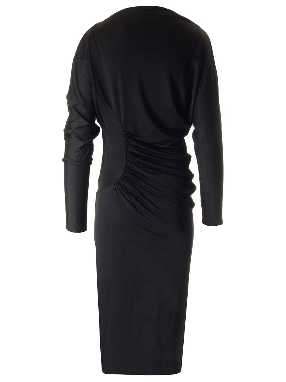 Shop Khaite Oron Dress In Black