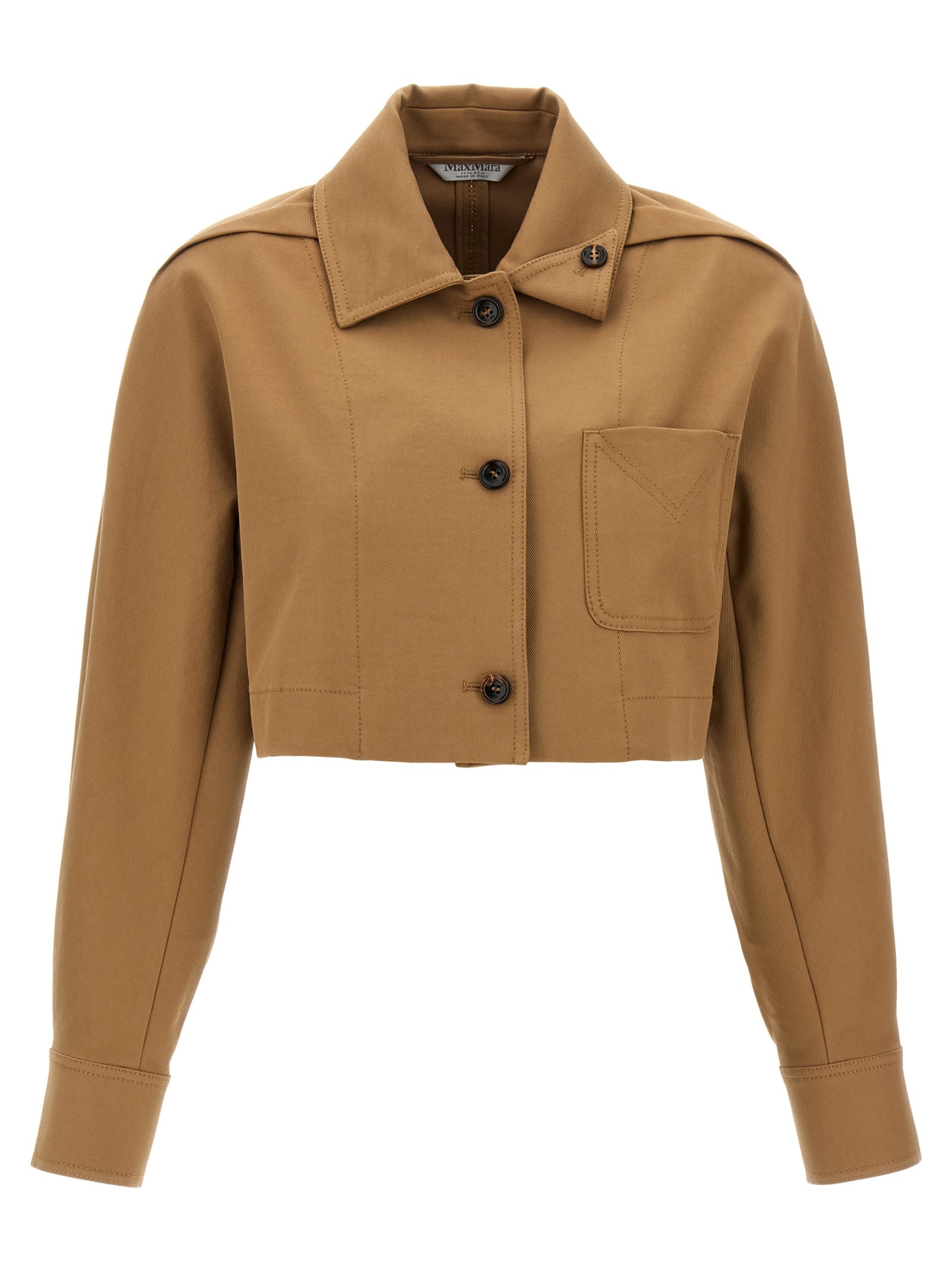Max Mara Smalto Casual Jackets And Parka Brown In Gold