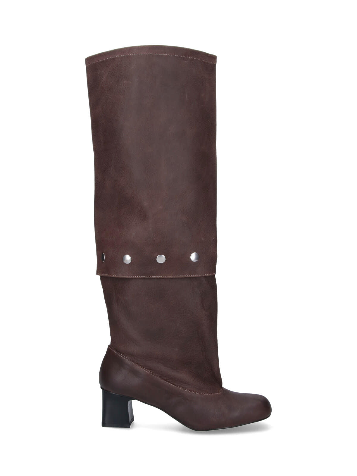Paloma Wool Jolie Snaps Convertible Boots In Brown
