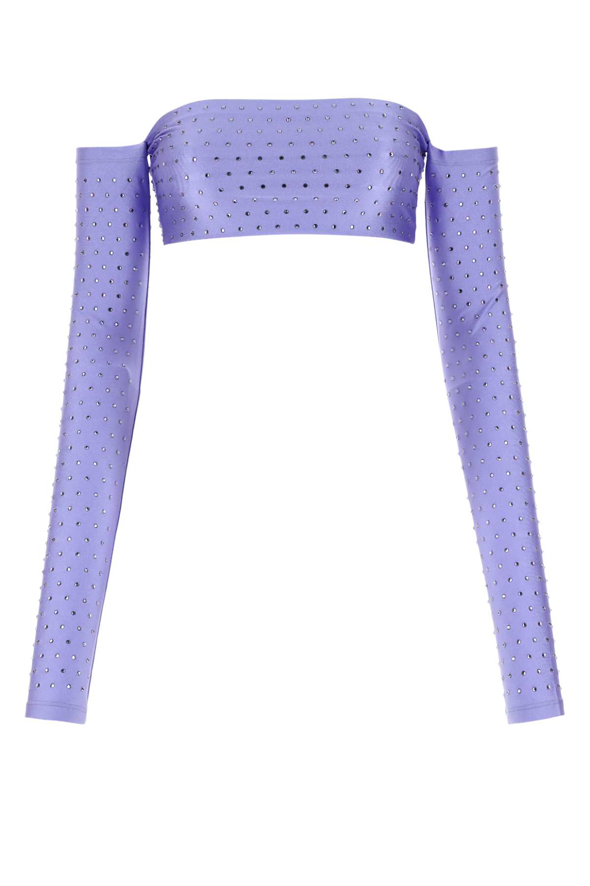 Embellished Stretch Nylon Top
