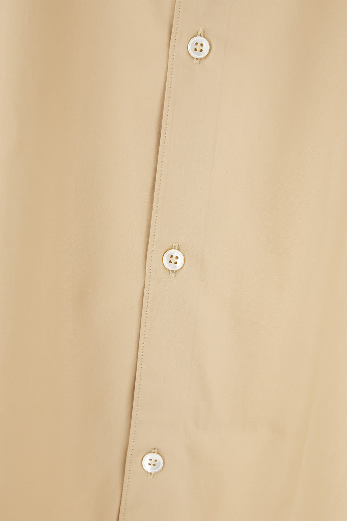 Shop Studio Nicholson Sand Cotton Oversize Shirt