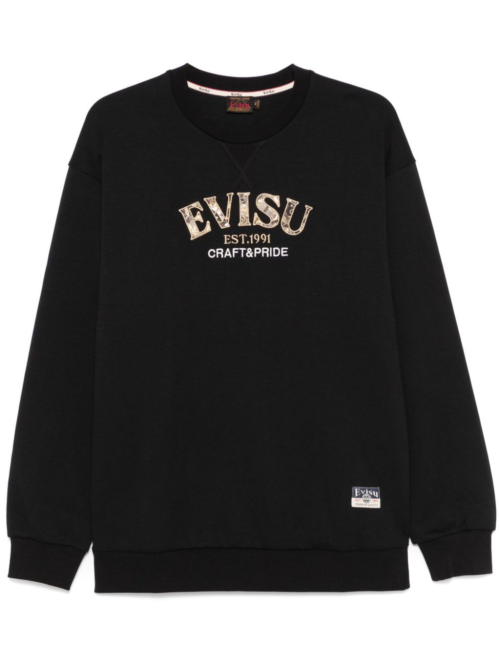 Evisu Sweaters Black