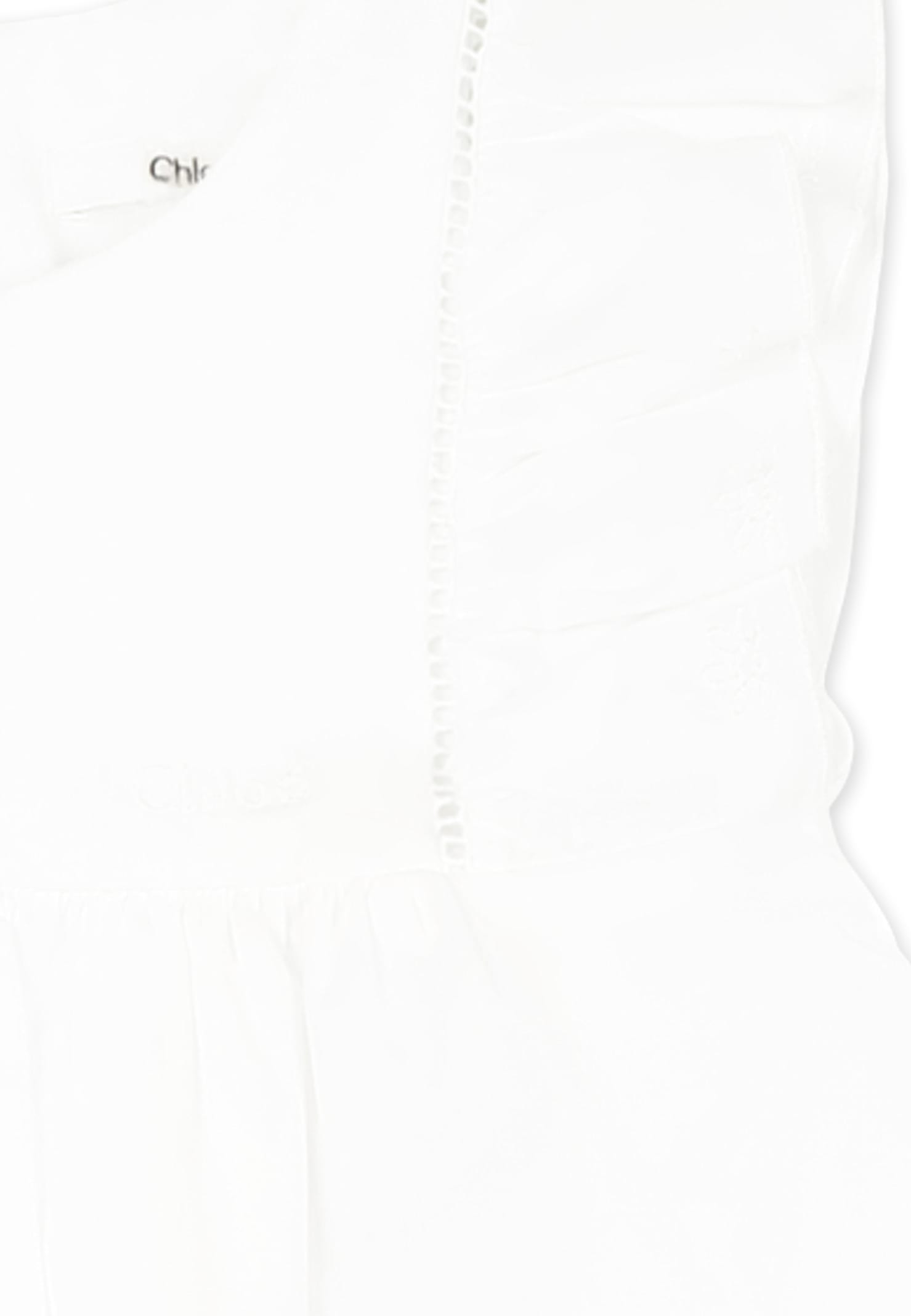 Chloé Multicolor Suit For Baby Girl With Flowers In Multicolor