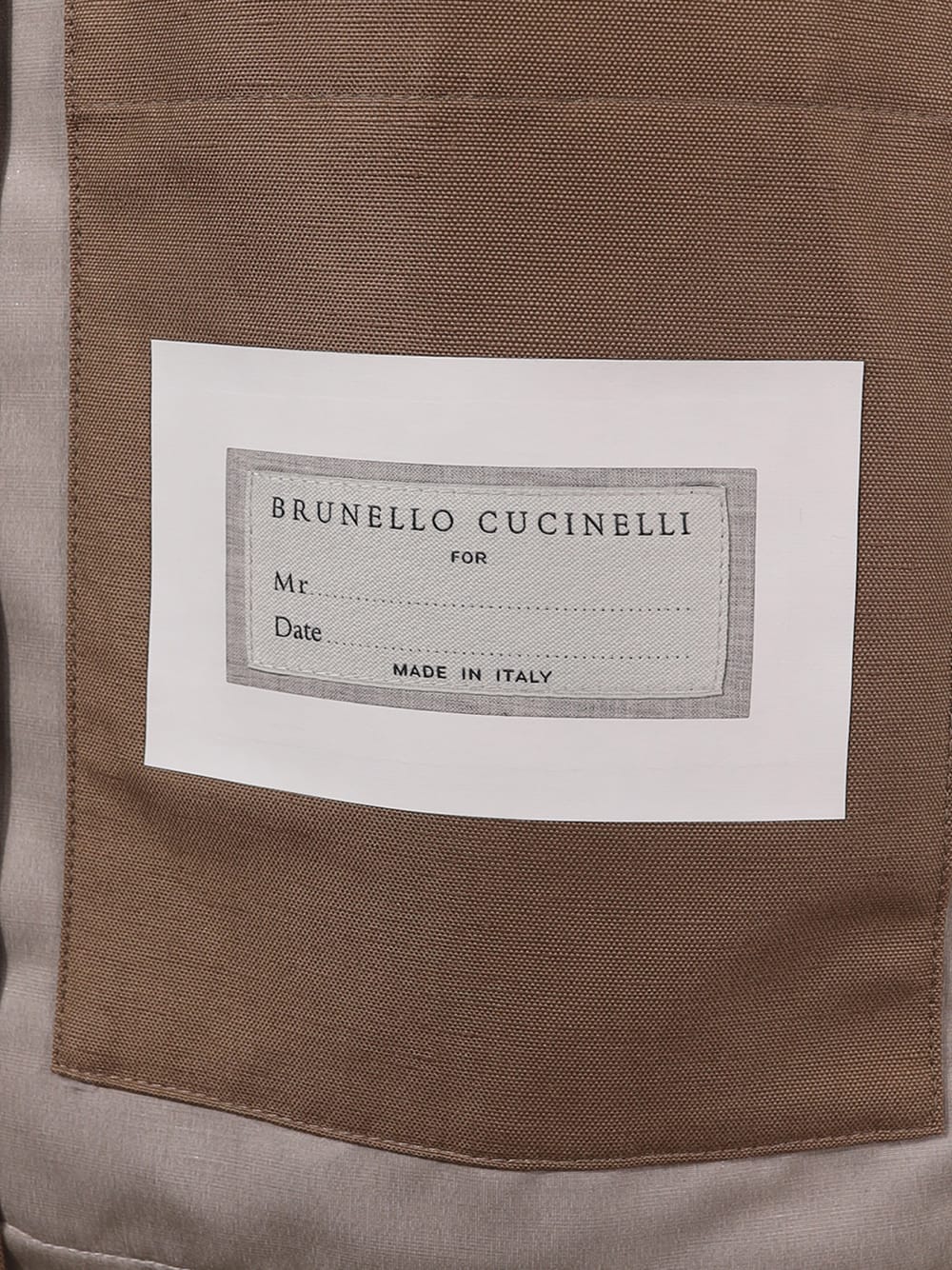 Shop Brunello Cucinelli Jacket In Beige