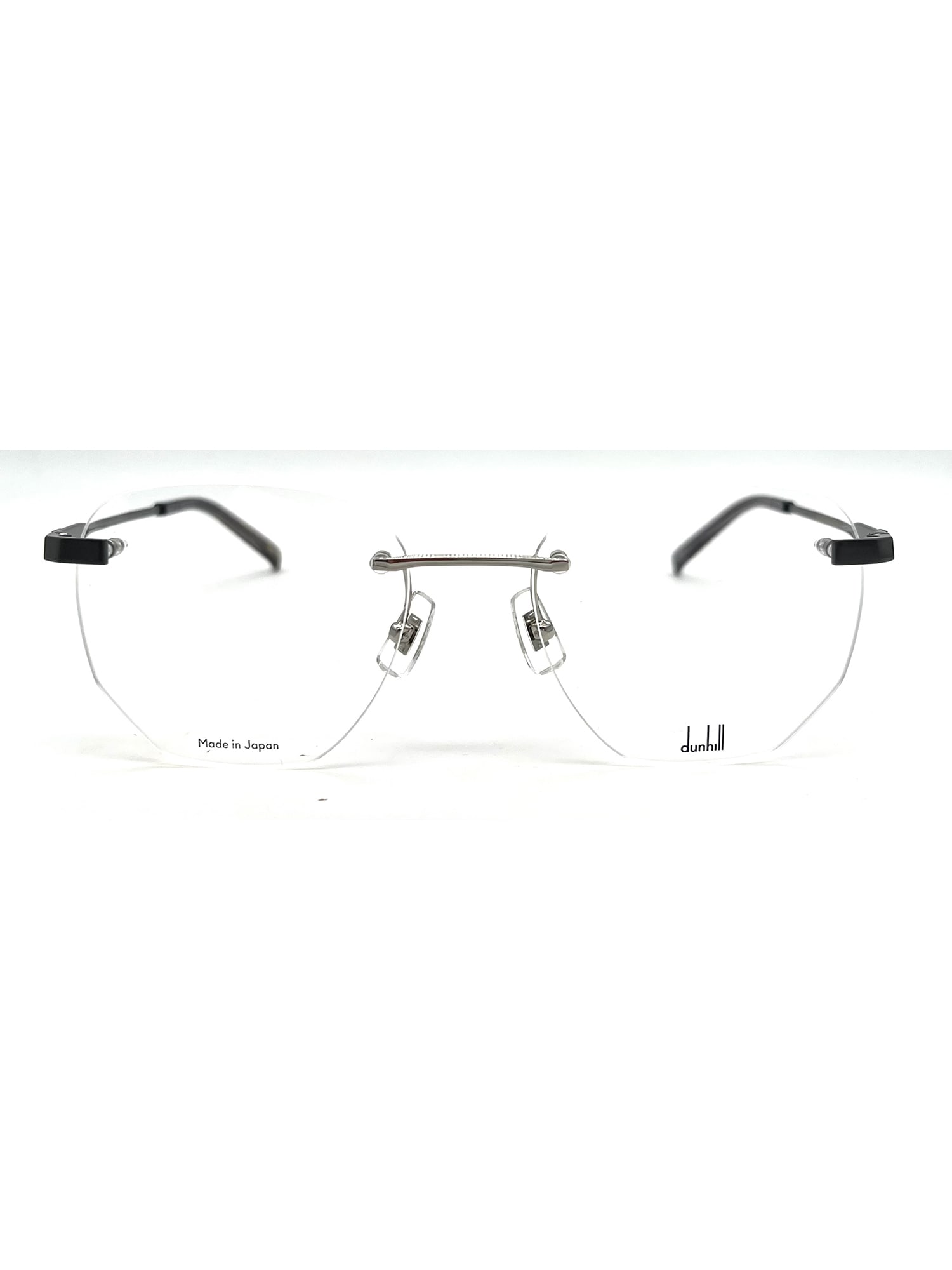 Dunhill Du0066o Eyewear In Silver Grey Transpare