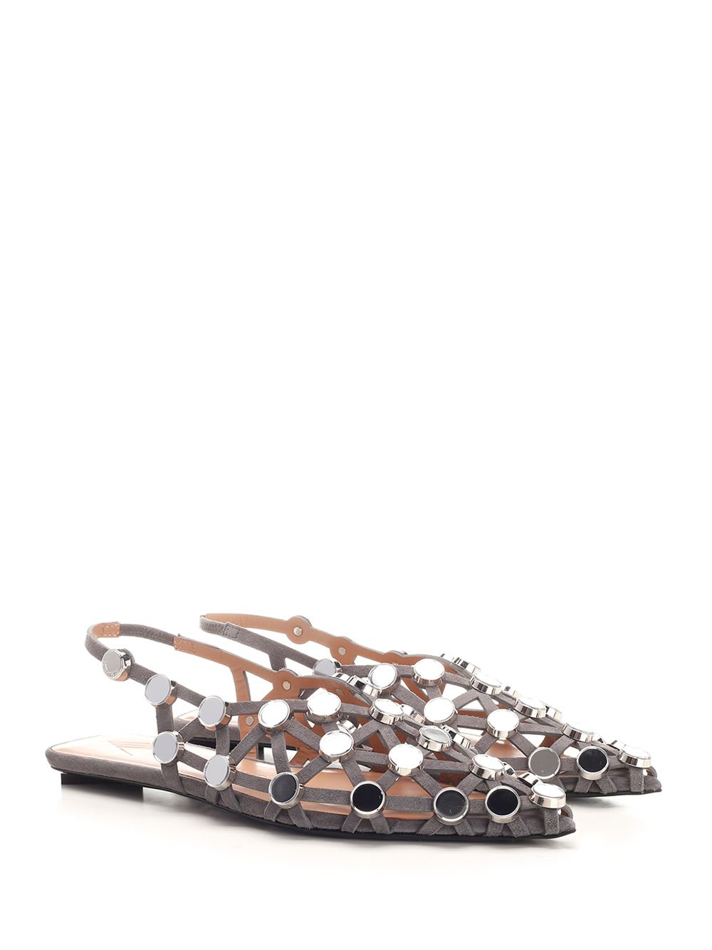 ATTICO GRID FLAT SHOES
