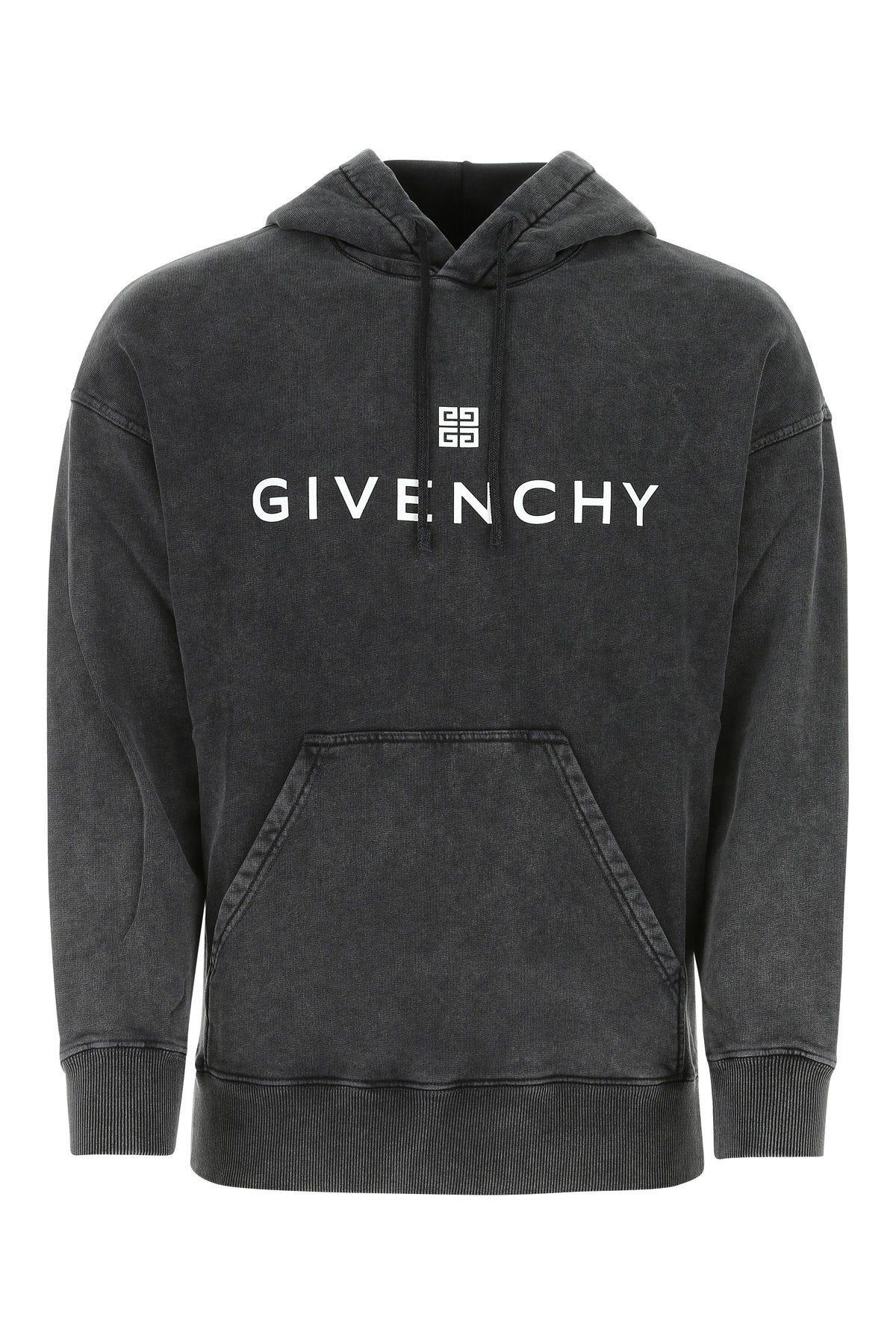 Givenchy Charcoal Cotton Sweatshirt