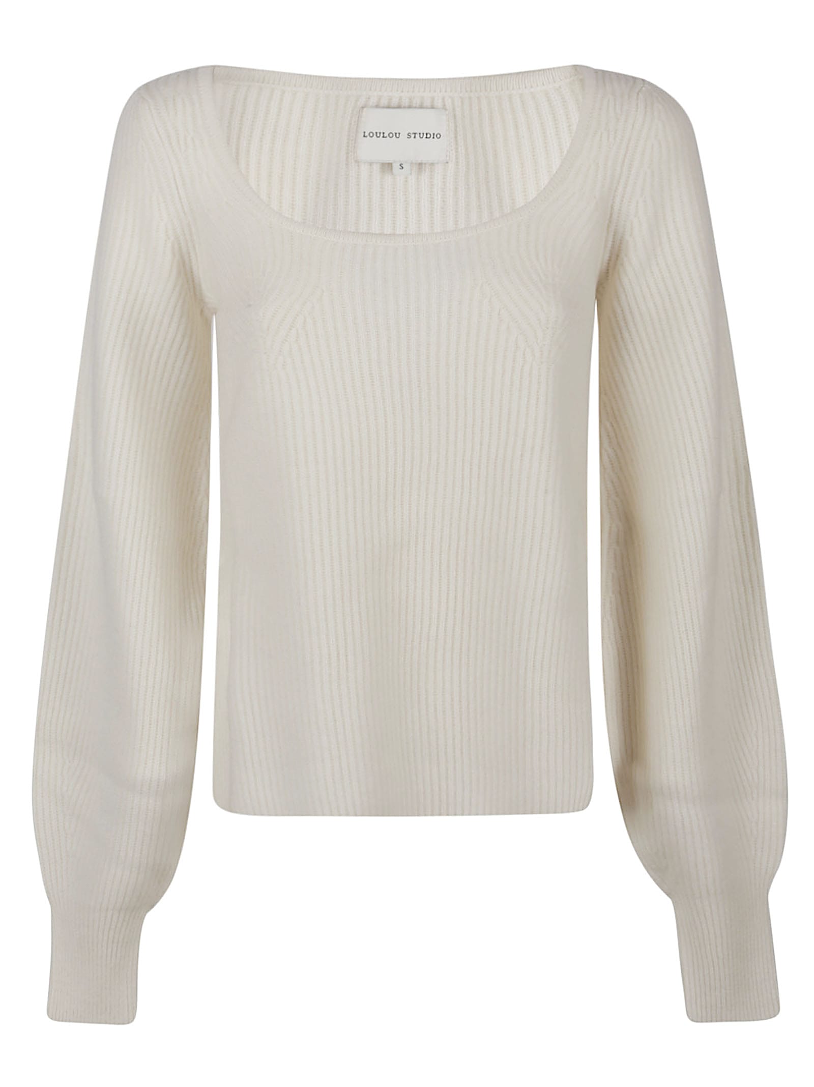 Shop Loulou Studio Hermus Sweater In Ivory