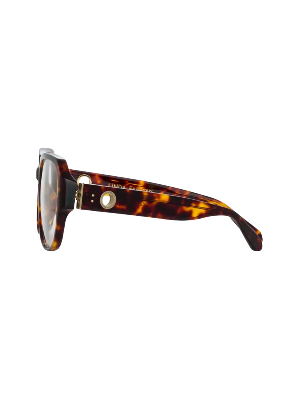 Shop Linda Farrow Renee - Tortoise Glasses