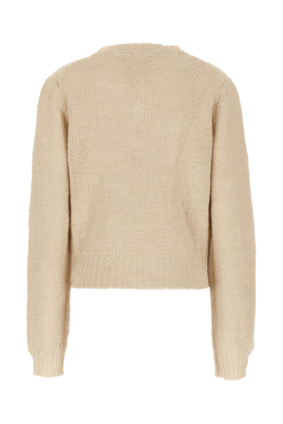 Shop Maison Margiela Sand Hemp Sweater In 113