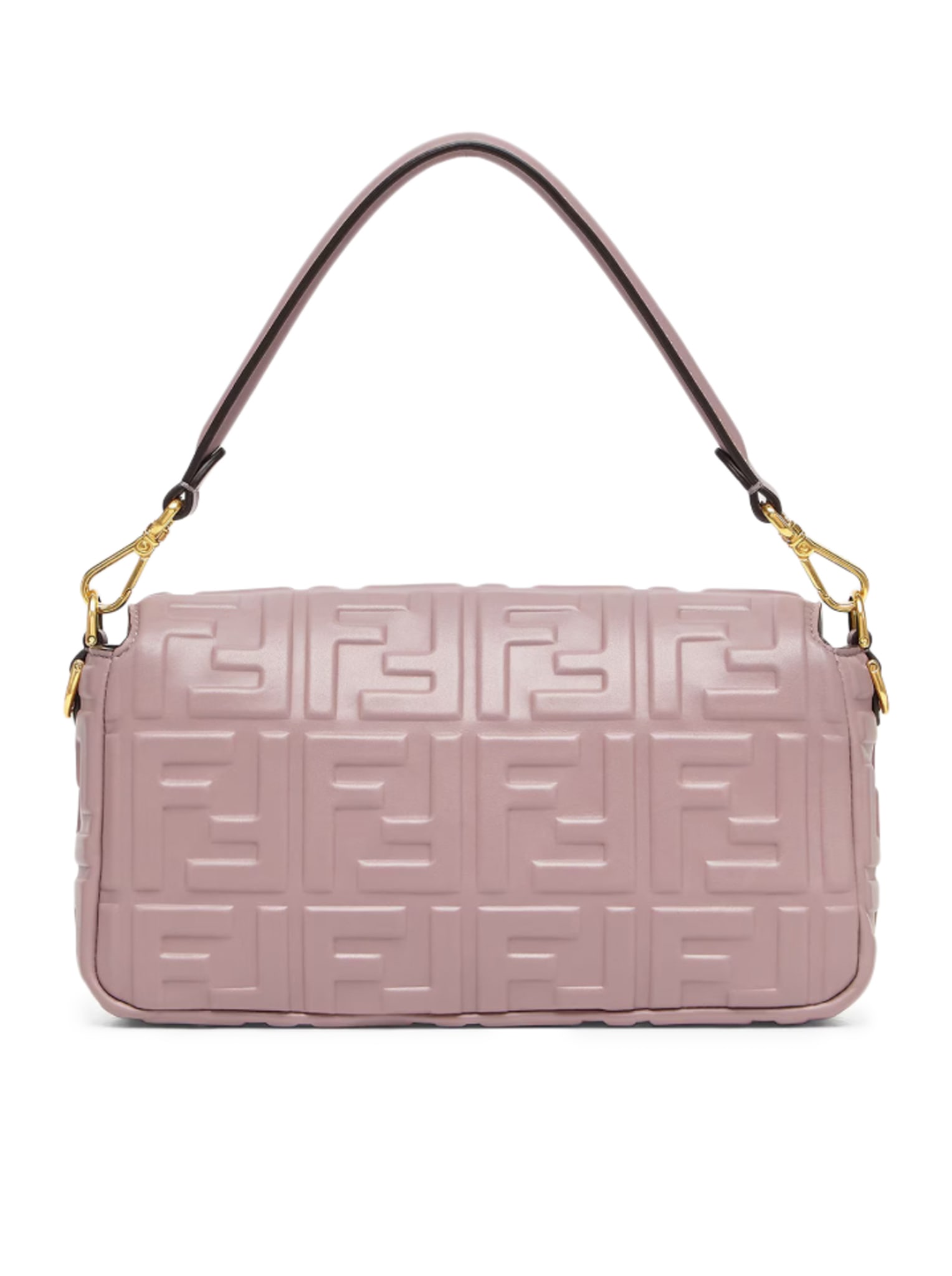 FENDI MAUVE PINK LEATHER BAGUETTE 