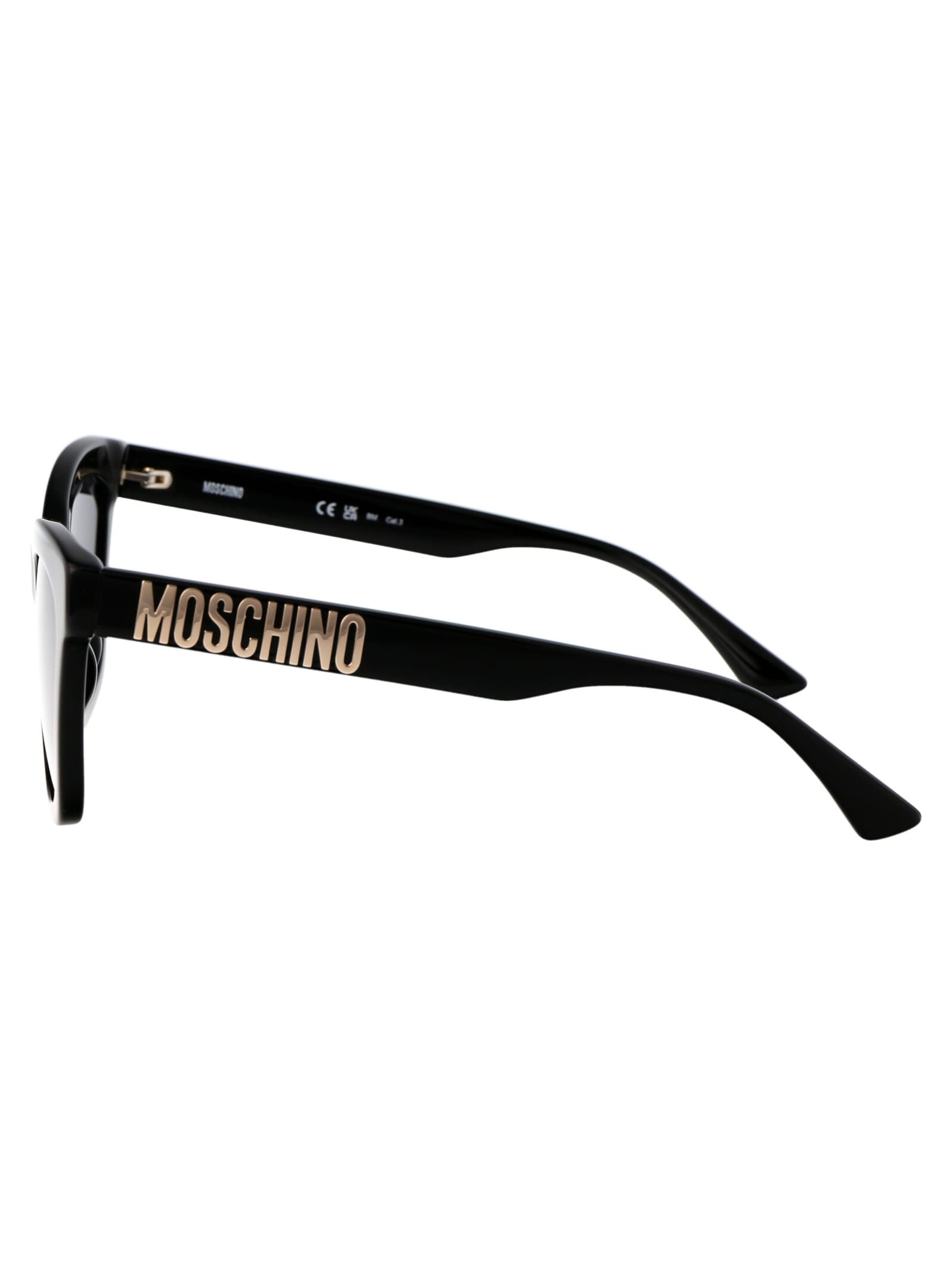 Shop Moschino Eyewear Mos156/s Sunglasses In 8079o Black