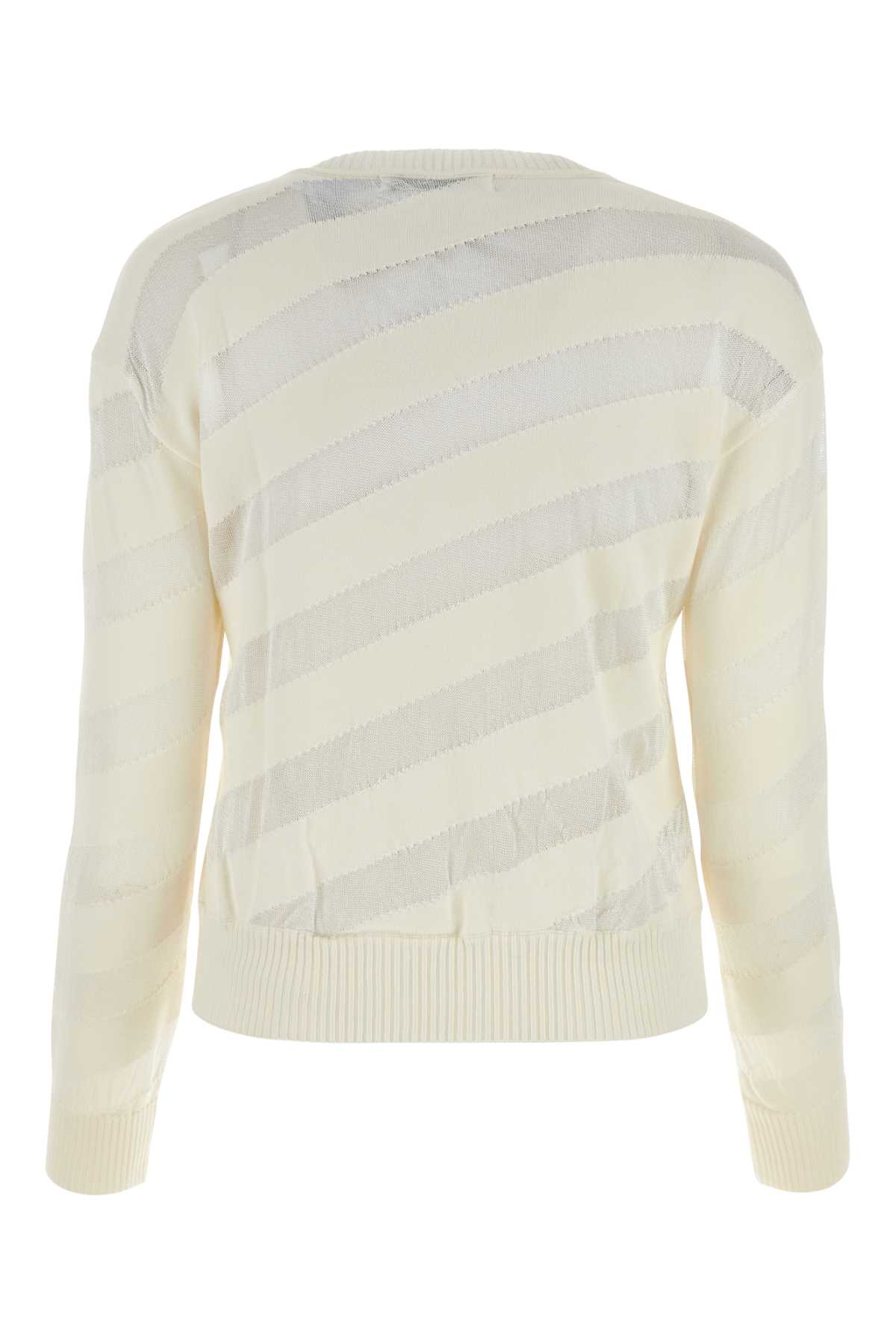 Shop Gimaguas White Polyester Blend Zebra Sweater
