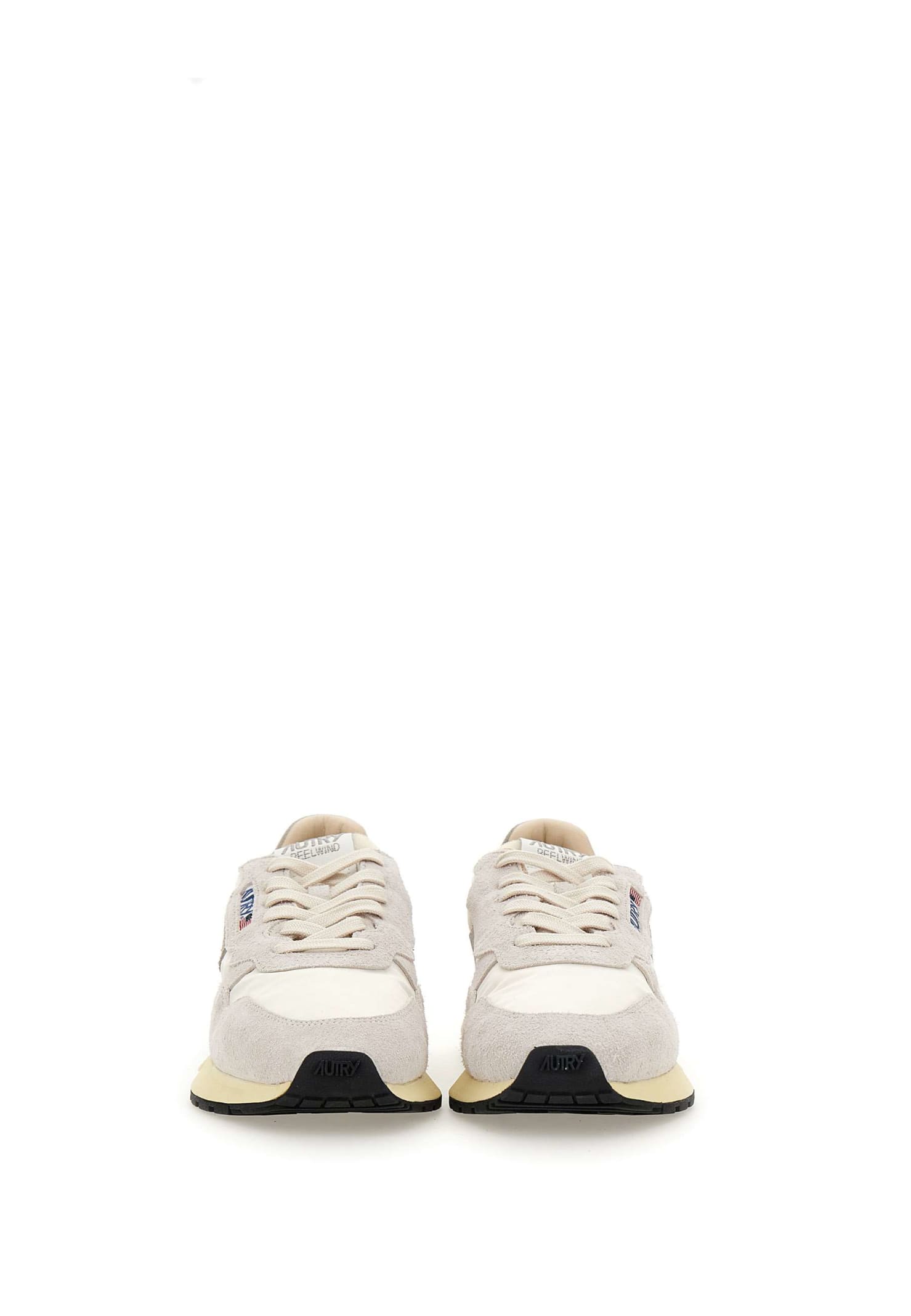 Shop Autry Wwlm Nc04 Sneakers In White/grey