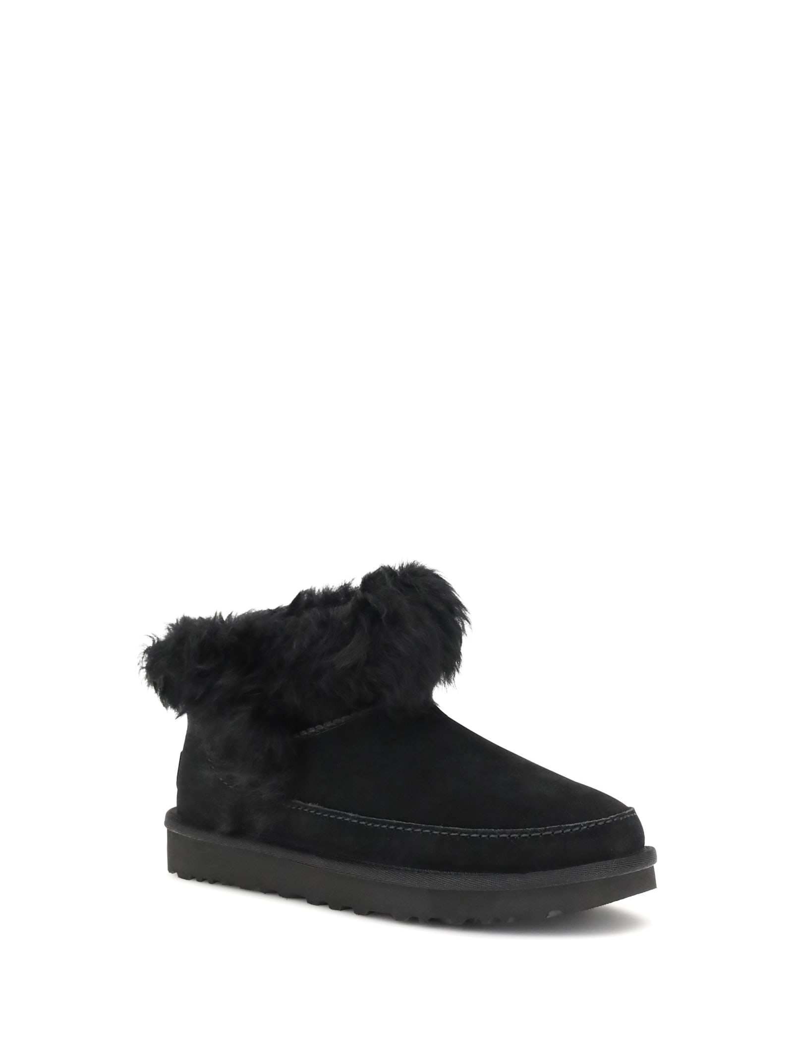 Ugg Classic Ultra Mini Chalet Boots In Black