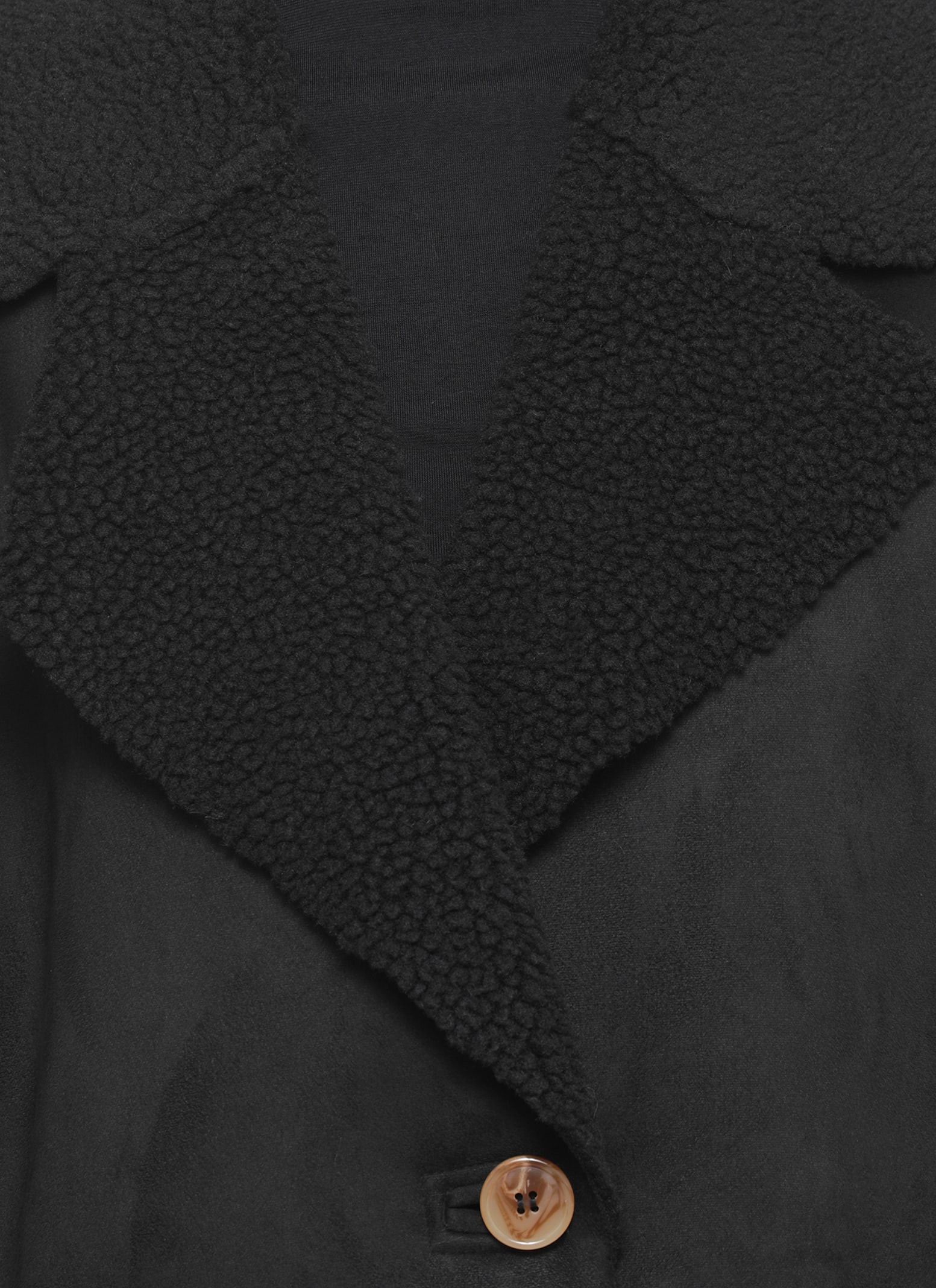 Betta Corradi Synthetic Suede Leather Vest In Black