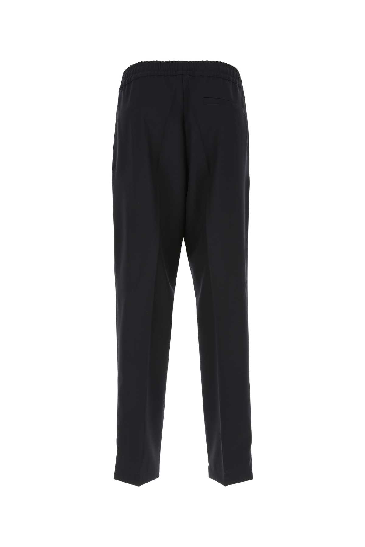 Shop Oamc Midnight Blue Wool Pant In 401