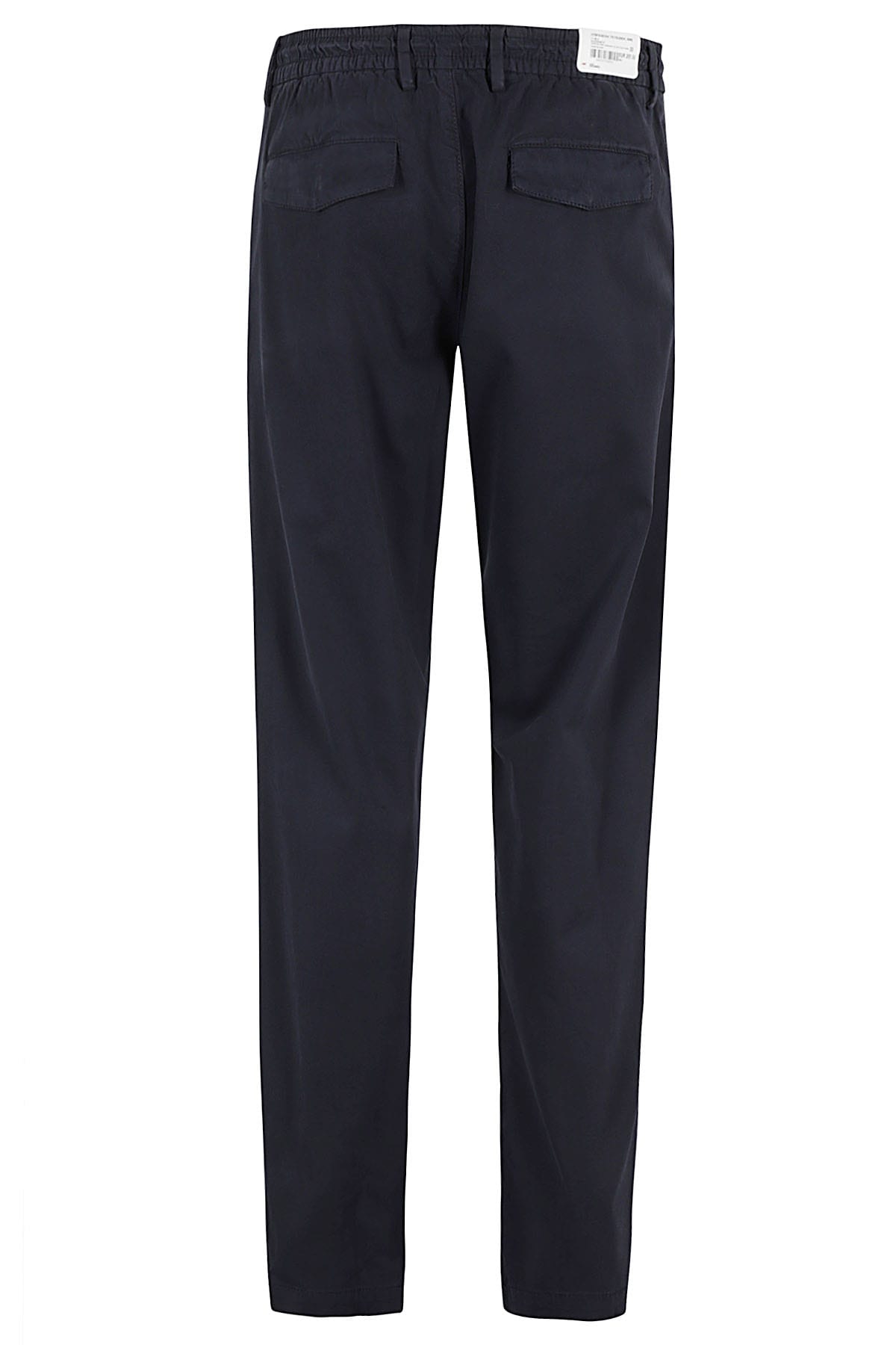 Shop Eleventy Pantalone Jogger Elasticatura In Blu