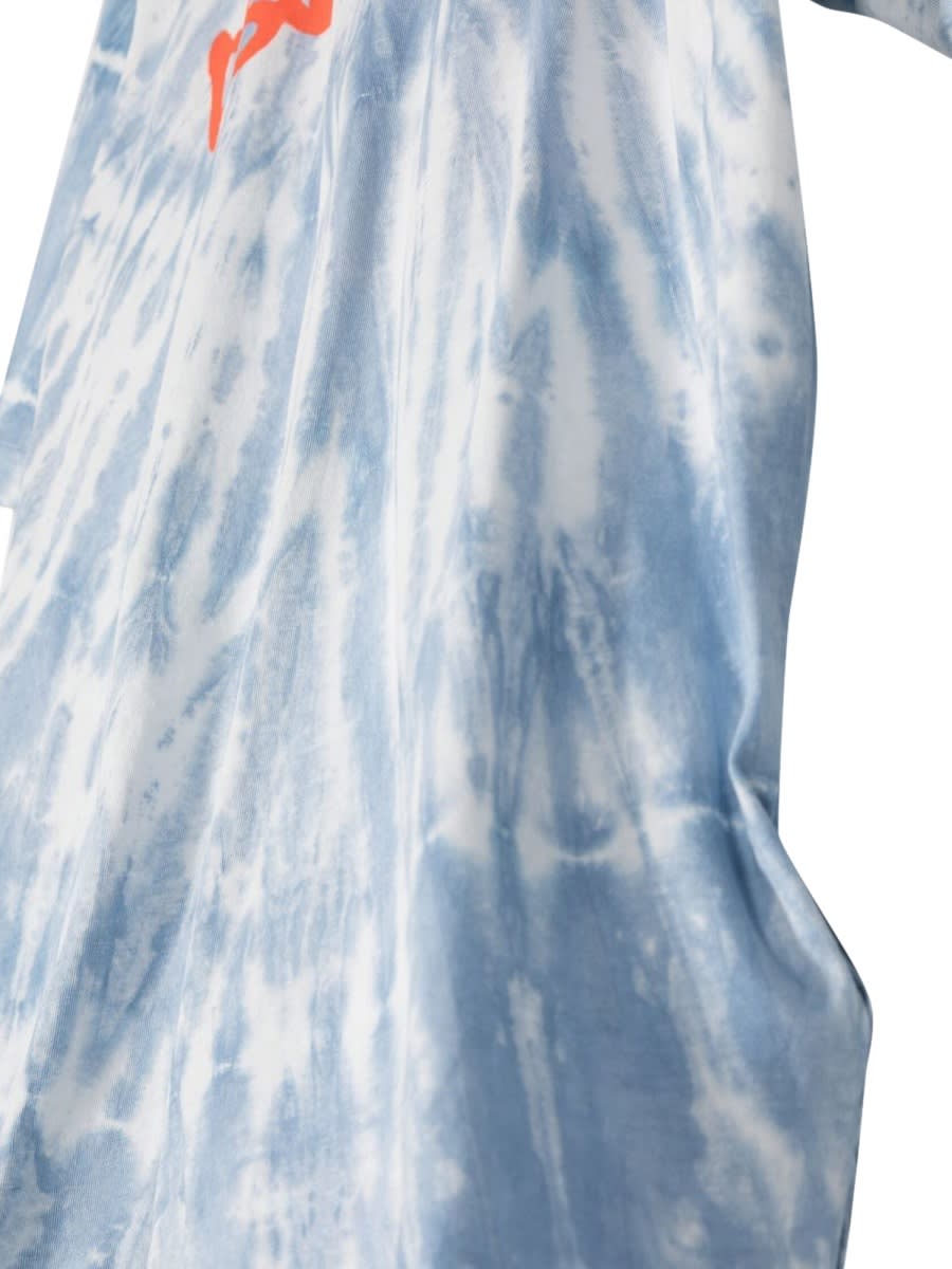 Dsquared2 Mc Logo Slouch Fit T-shirt In Azure