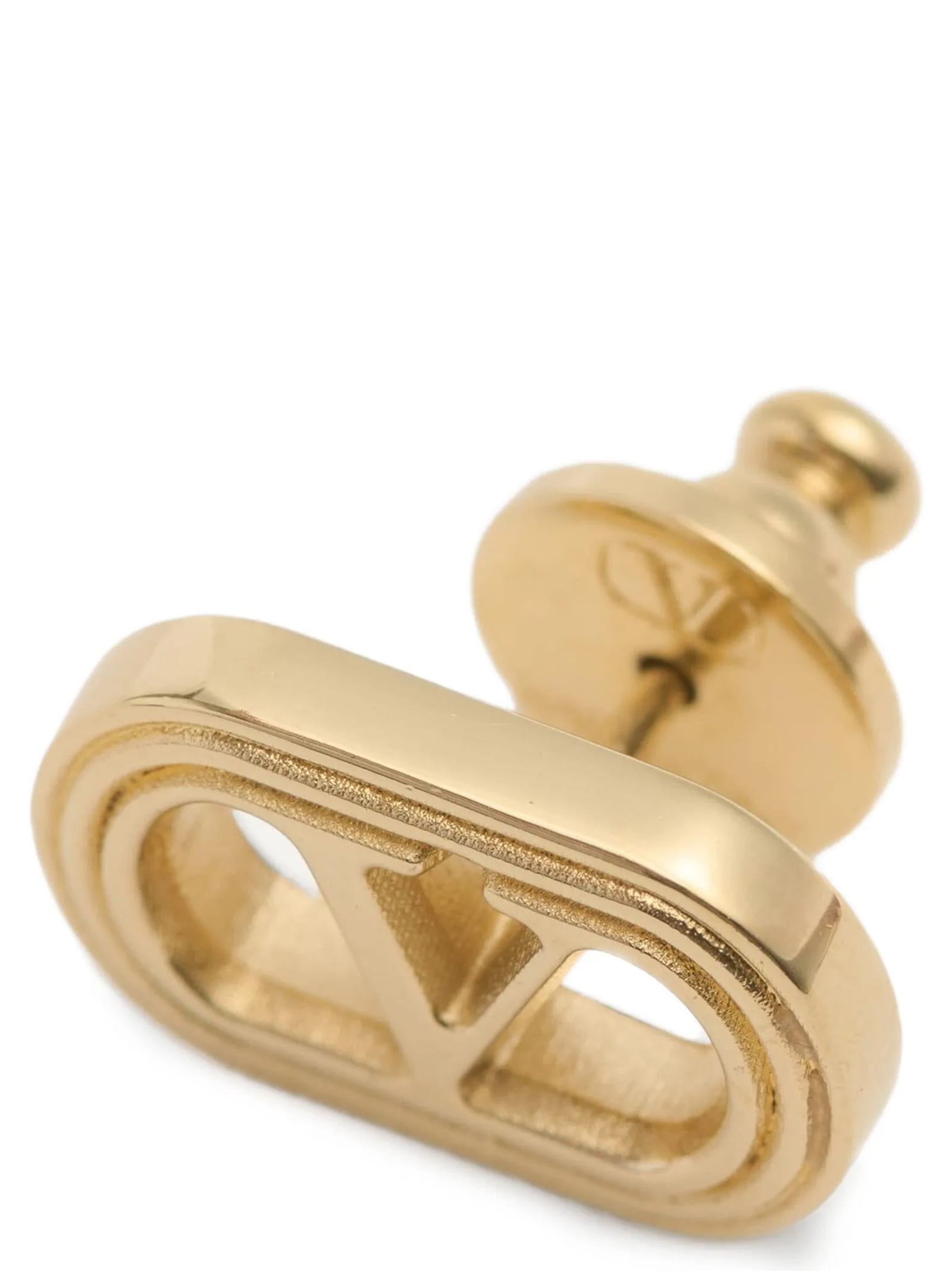 Valentino Ovalette Stud Earrings Featuring Oval Shape In Gold
