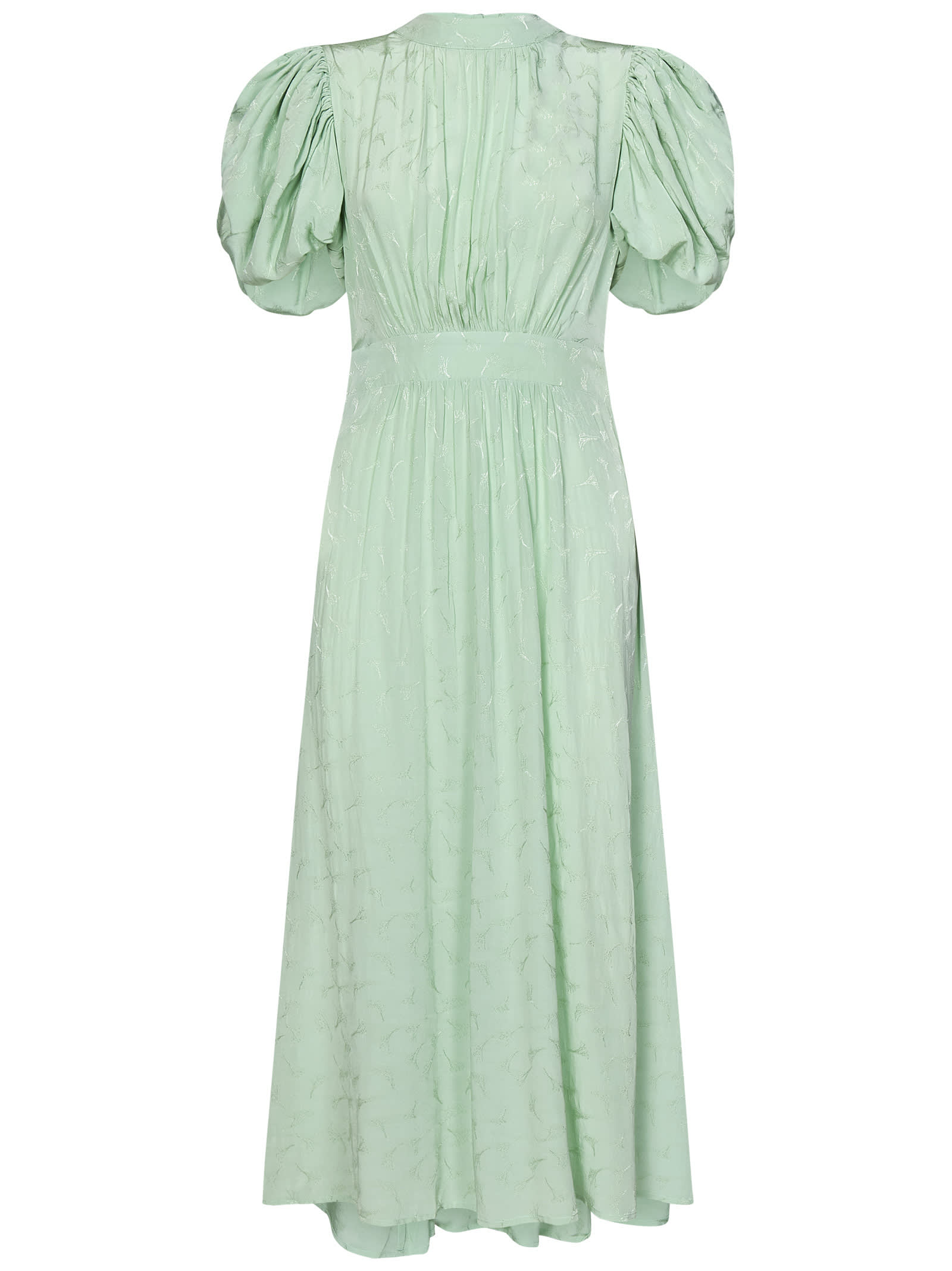 Shop Rotate Birger Christensen Midi Dress In Green