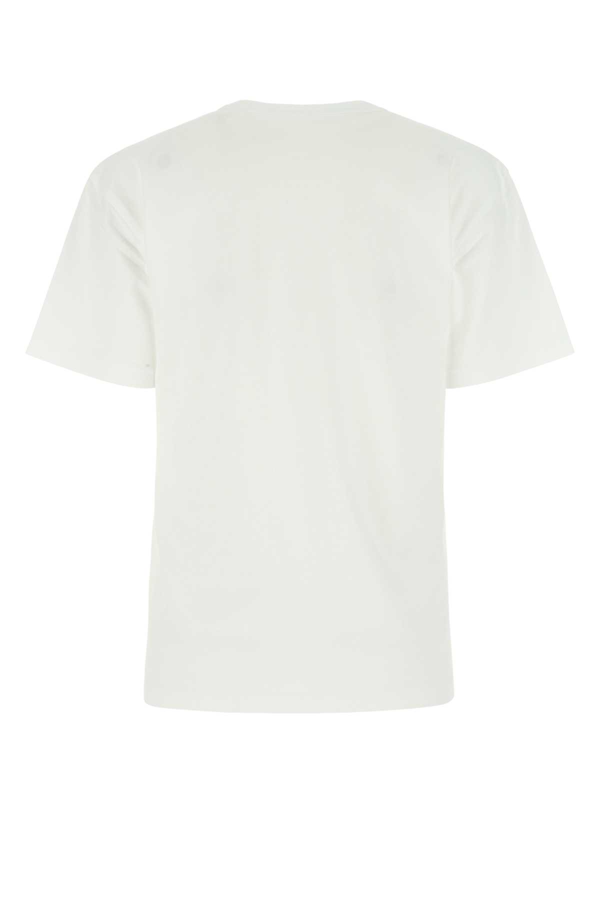 Shop Alexander Wang T White Cotton Oversize T-shirt In 100