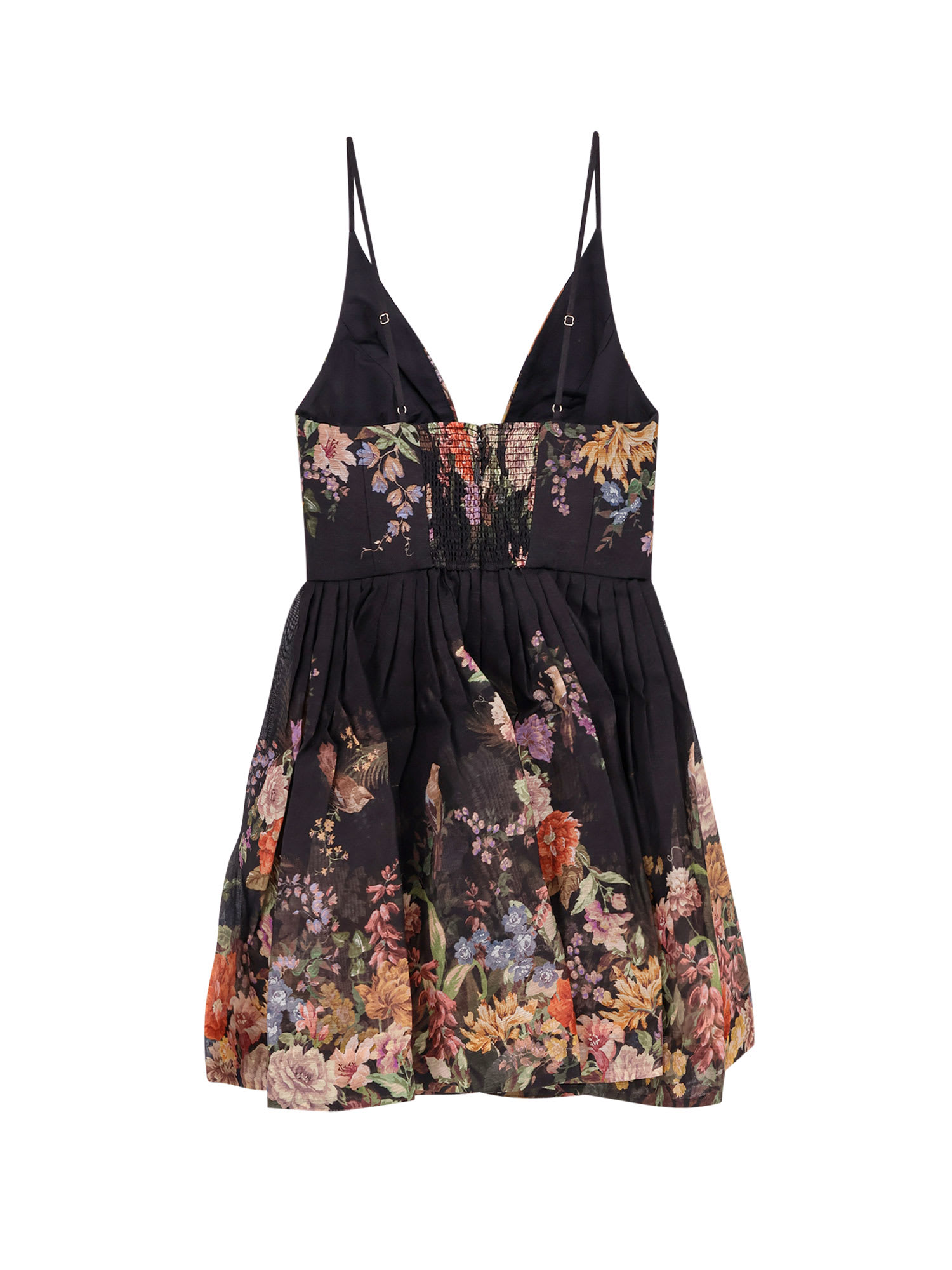 Shop Zimmermann Pavilion Dress In Black