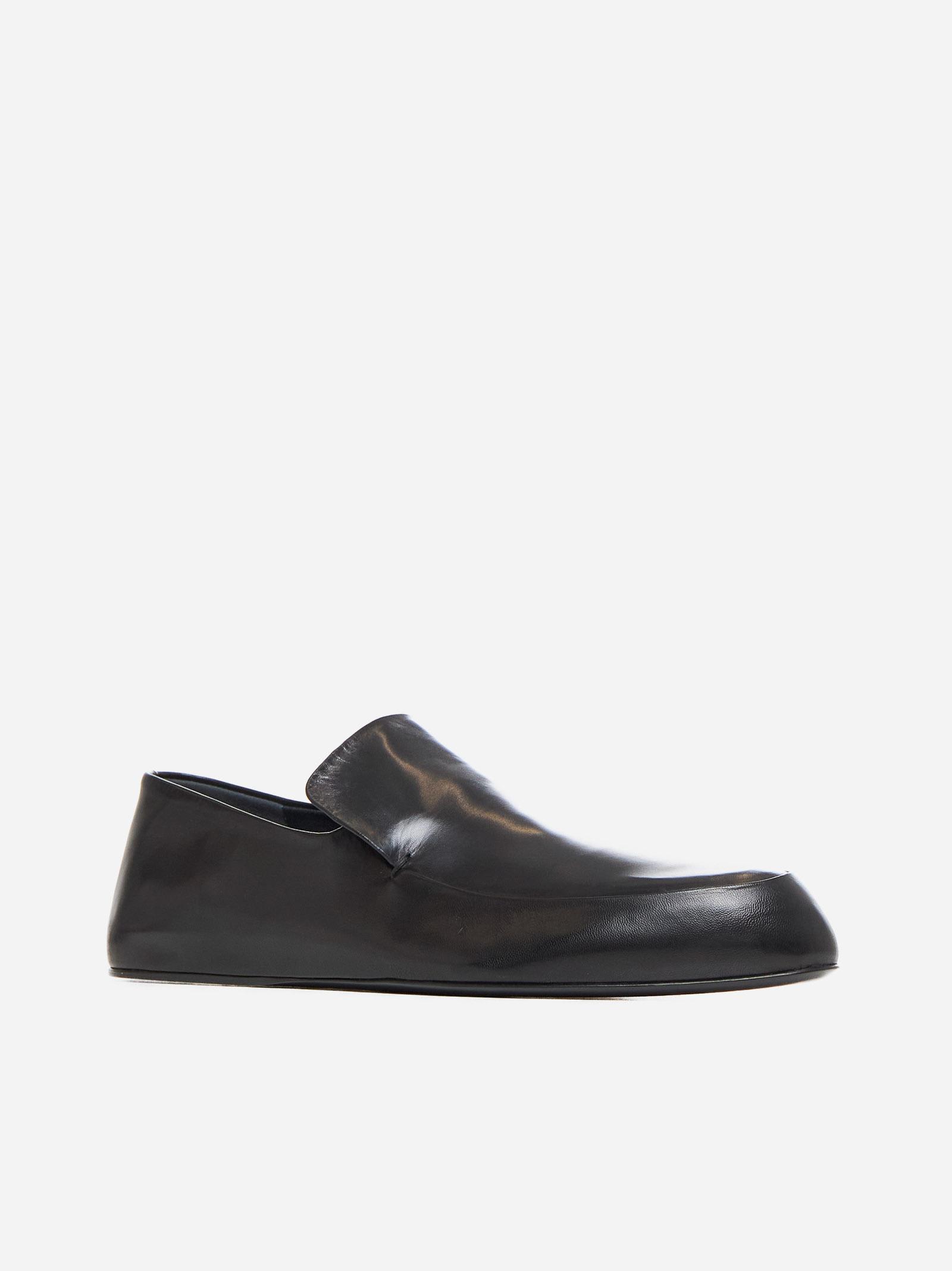 JIL SANDER LEATHER LOAFERS 