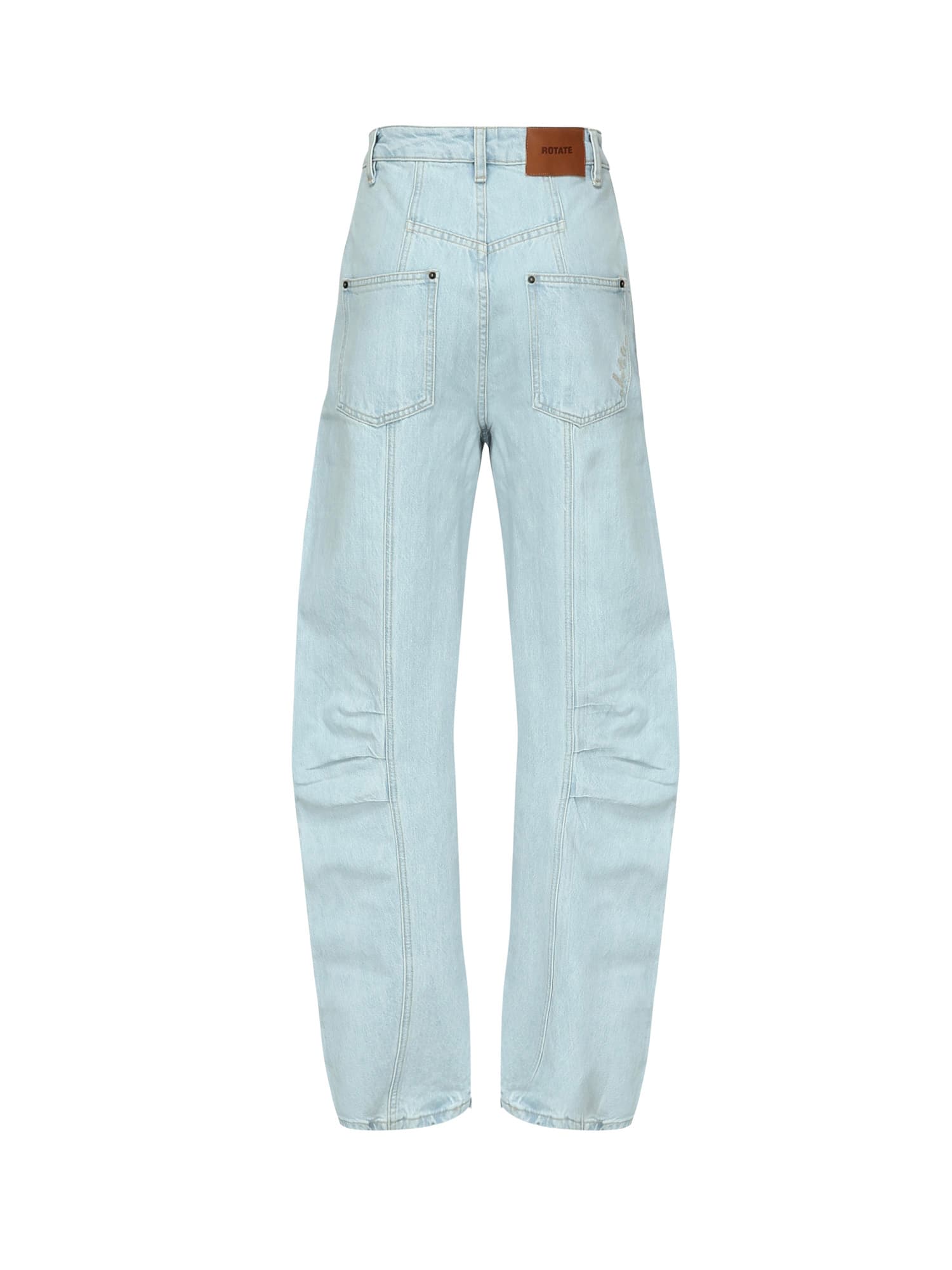 Rotate Birger Christensen Cargo Jeans In Blue