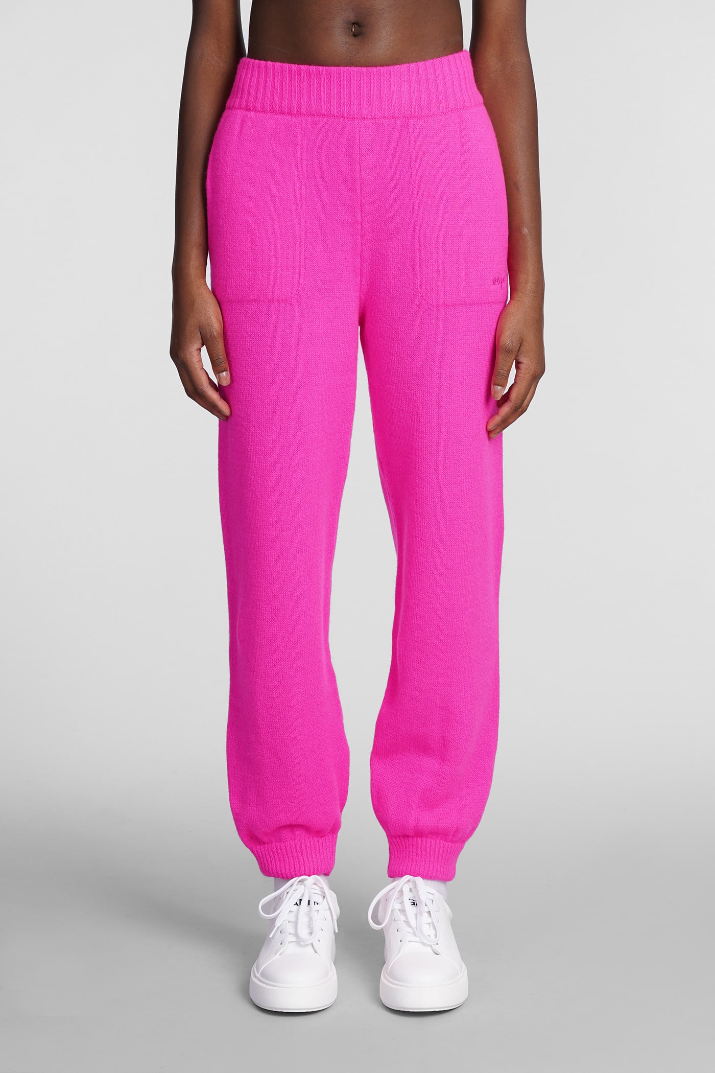 MSGM Pants In Fuxia Wool