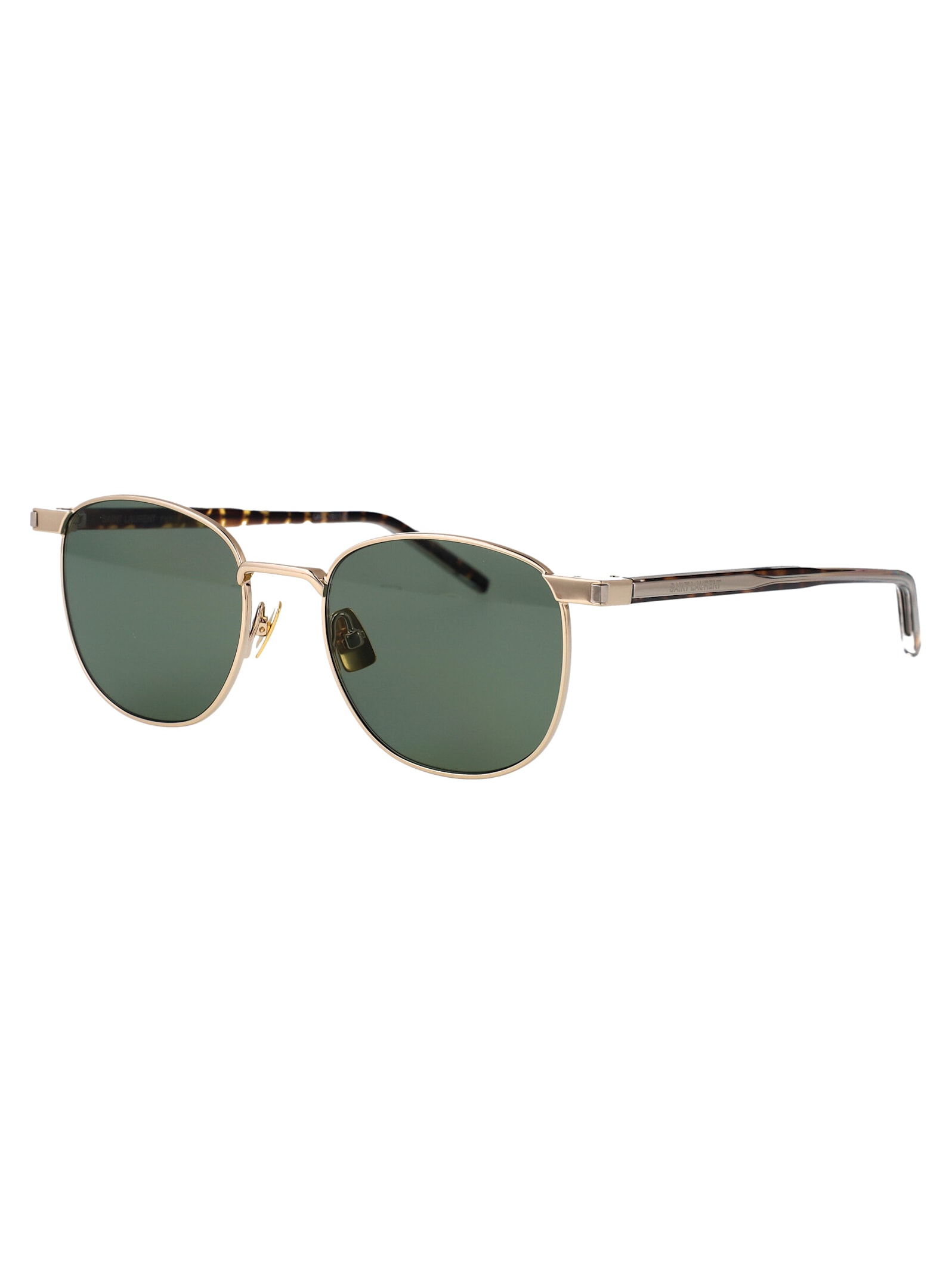Saint Laurent Sl 747 Sunglasses In Gold