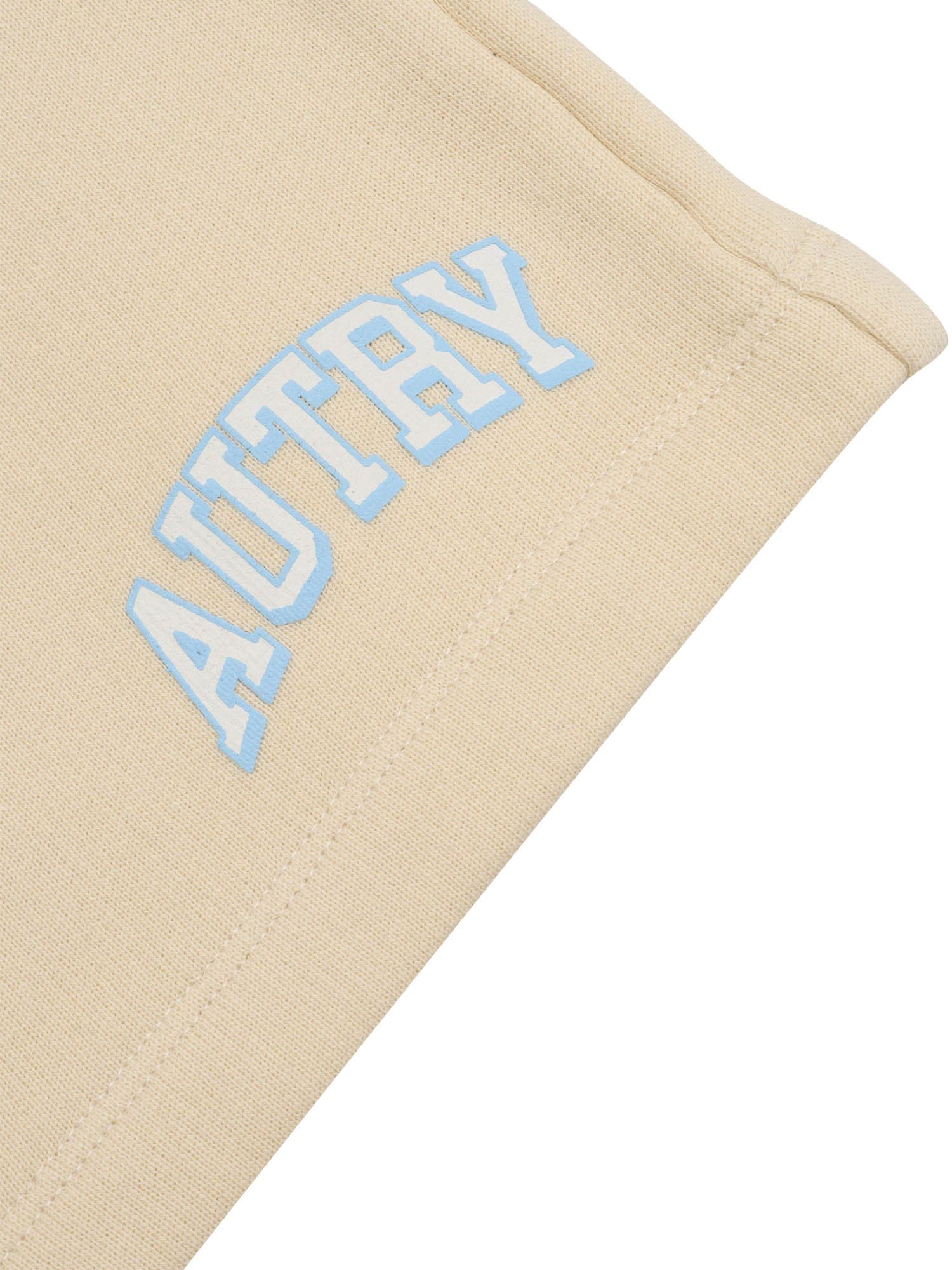 Autry Main Kids Jersey Cream Shorts In Neutral