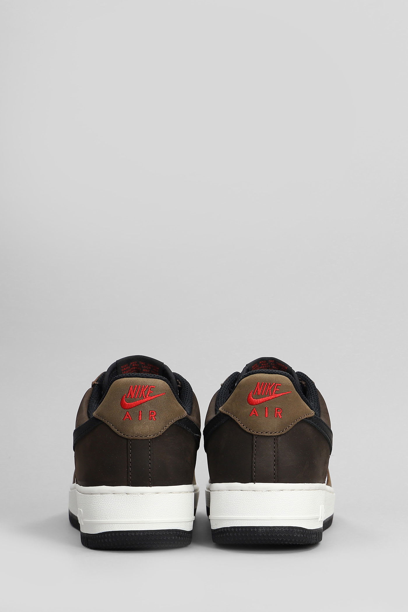 Nike Air Force 1 Low Retr Sneakers In White Suede And Leather In Multi