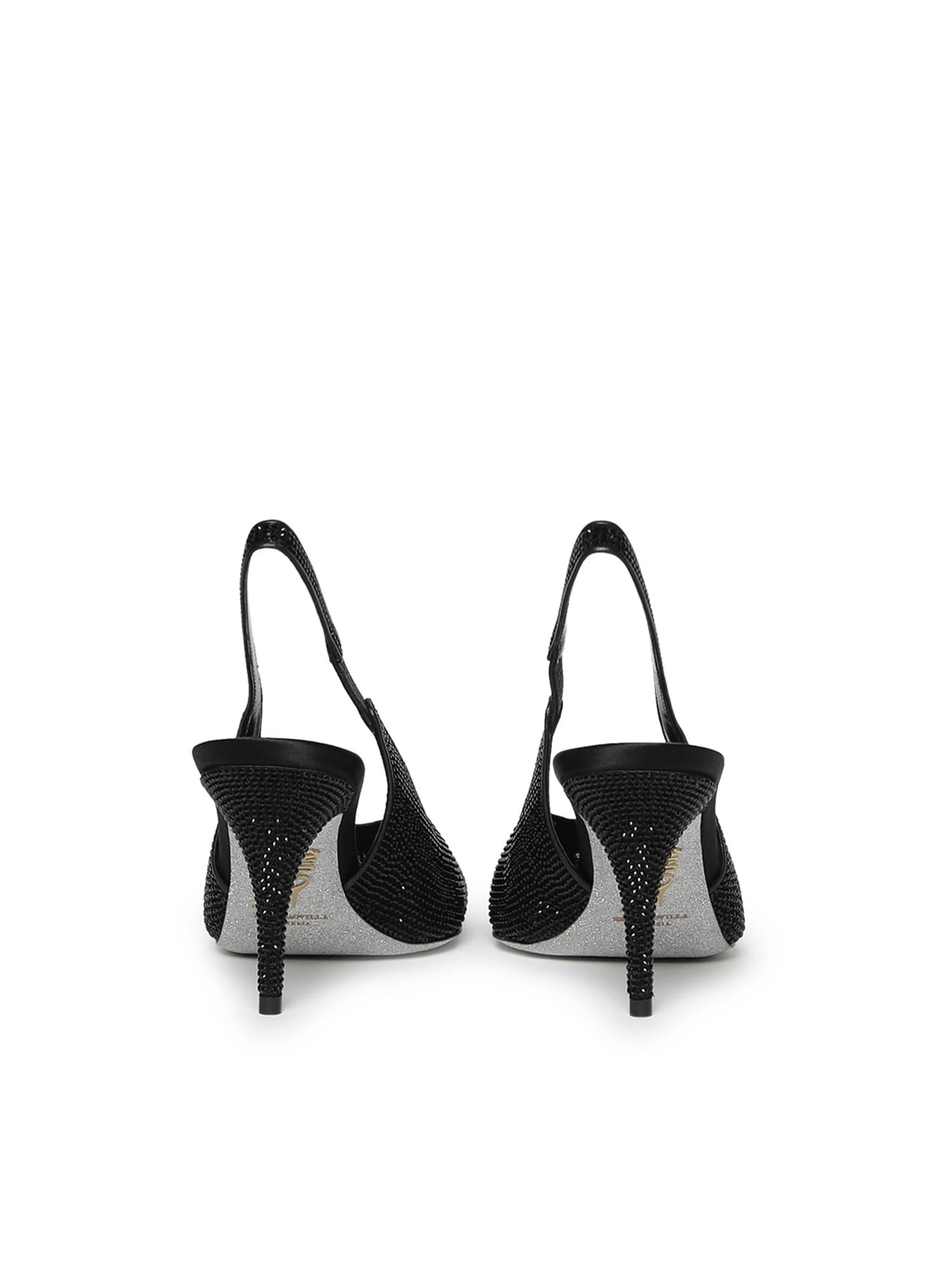 René Caovilla Jinny Slingback In Black