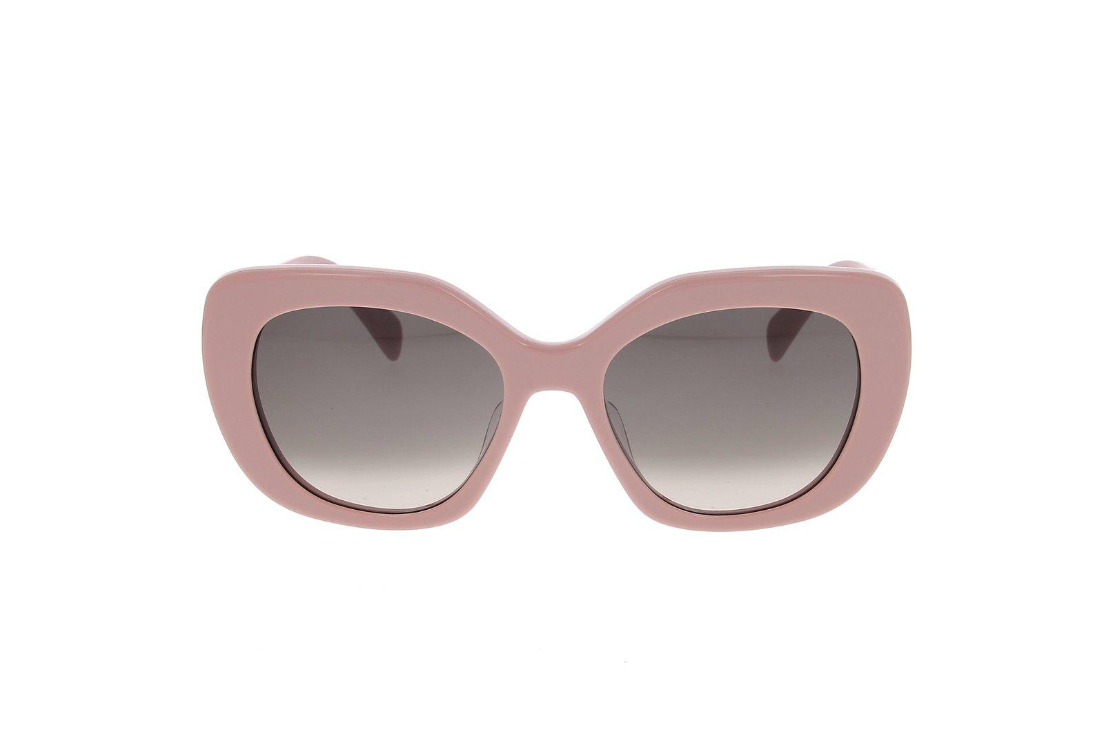 Shop Celine Butterfly Frame Sunglasses In 72f