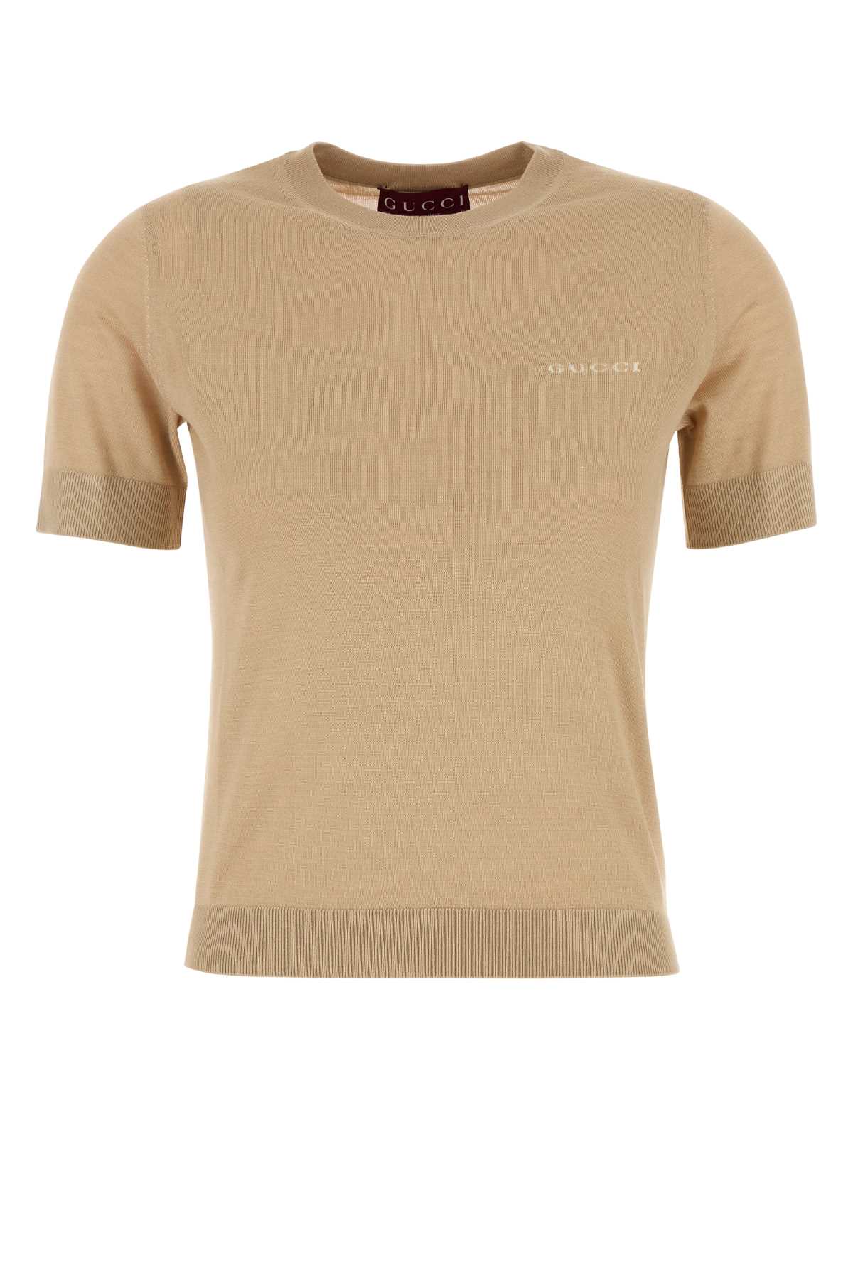 Gucci Beige Cashmere Blend Sweater