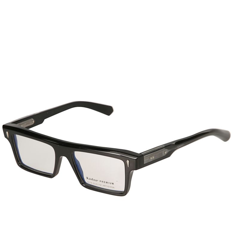 Kador Pemium 3 Rectangle-frame Glasses In Black