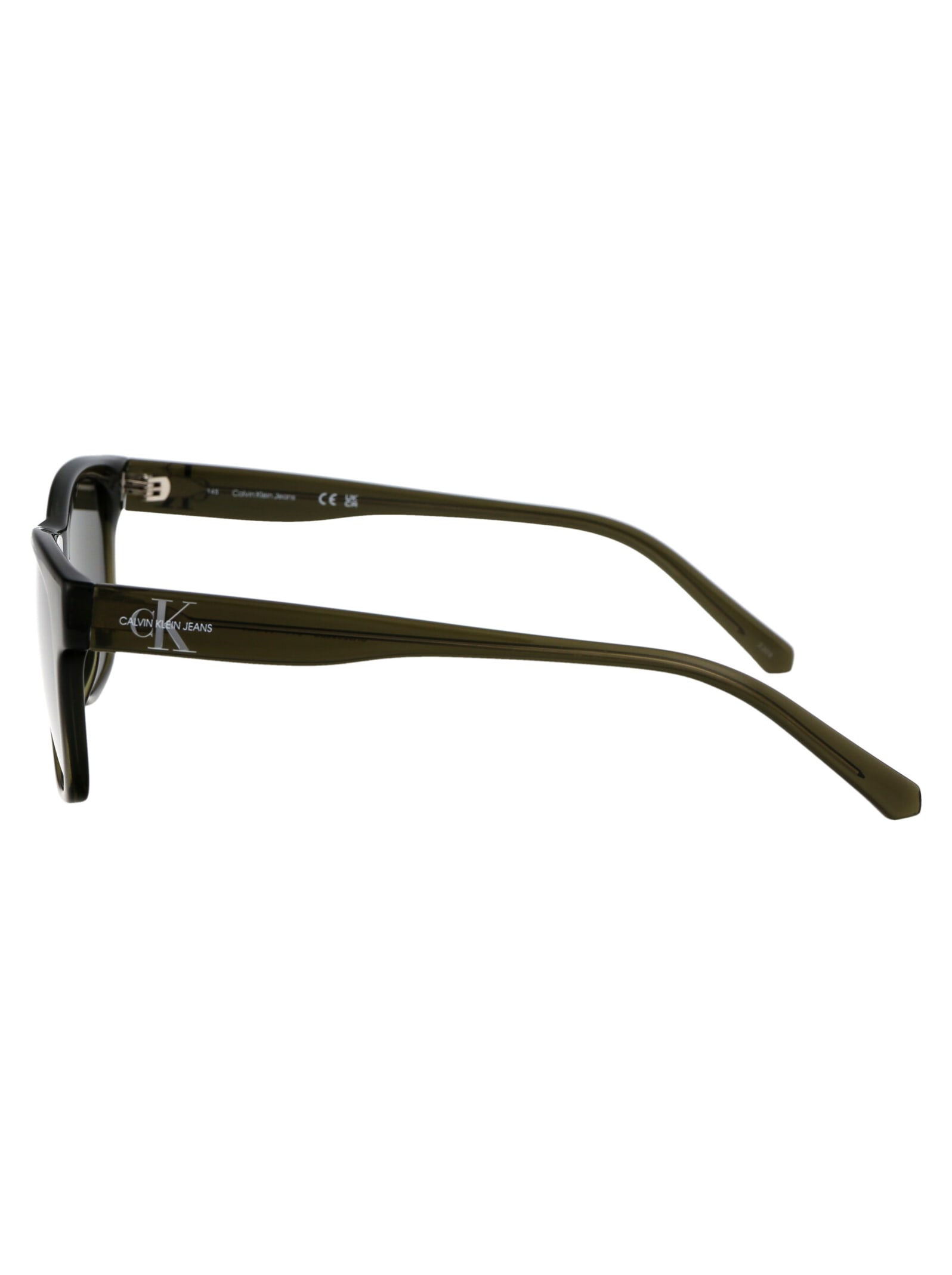 Shop Calvin Klein Jeans Est.1978 Ckj20632s Sunglasses In 314 Crystal Olive